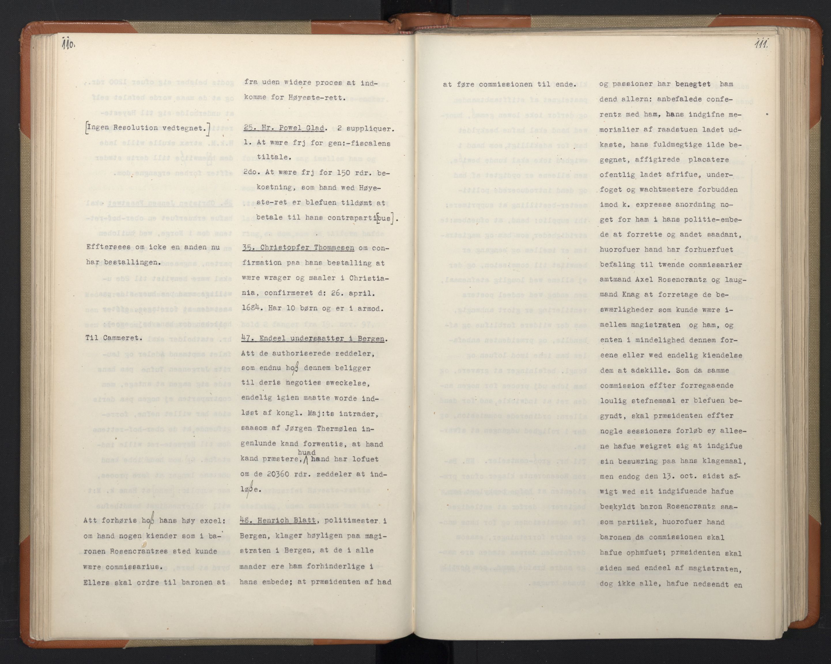 Avskriftsamlingen, RA/EA-4022/F/Fa/L0068: Supplikker, 1699-1700, p. 61