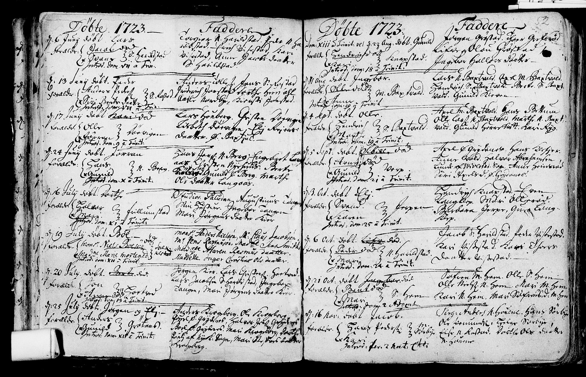 Våle kirkebøker, SAKO/A-334/F/Fa/L0002: Parish register (official) no. I 2, 1705-1732, p. 52