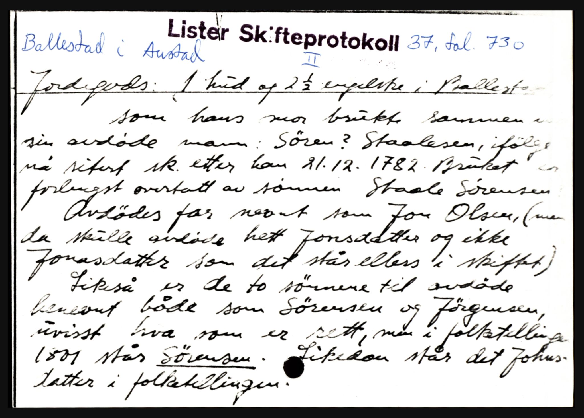 Lister sorenskriveri, AV/SAK-1221-0003/H, p. 991