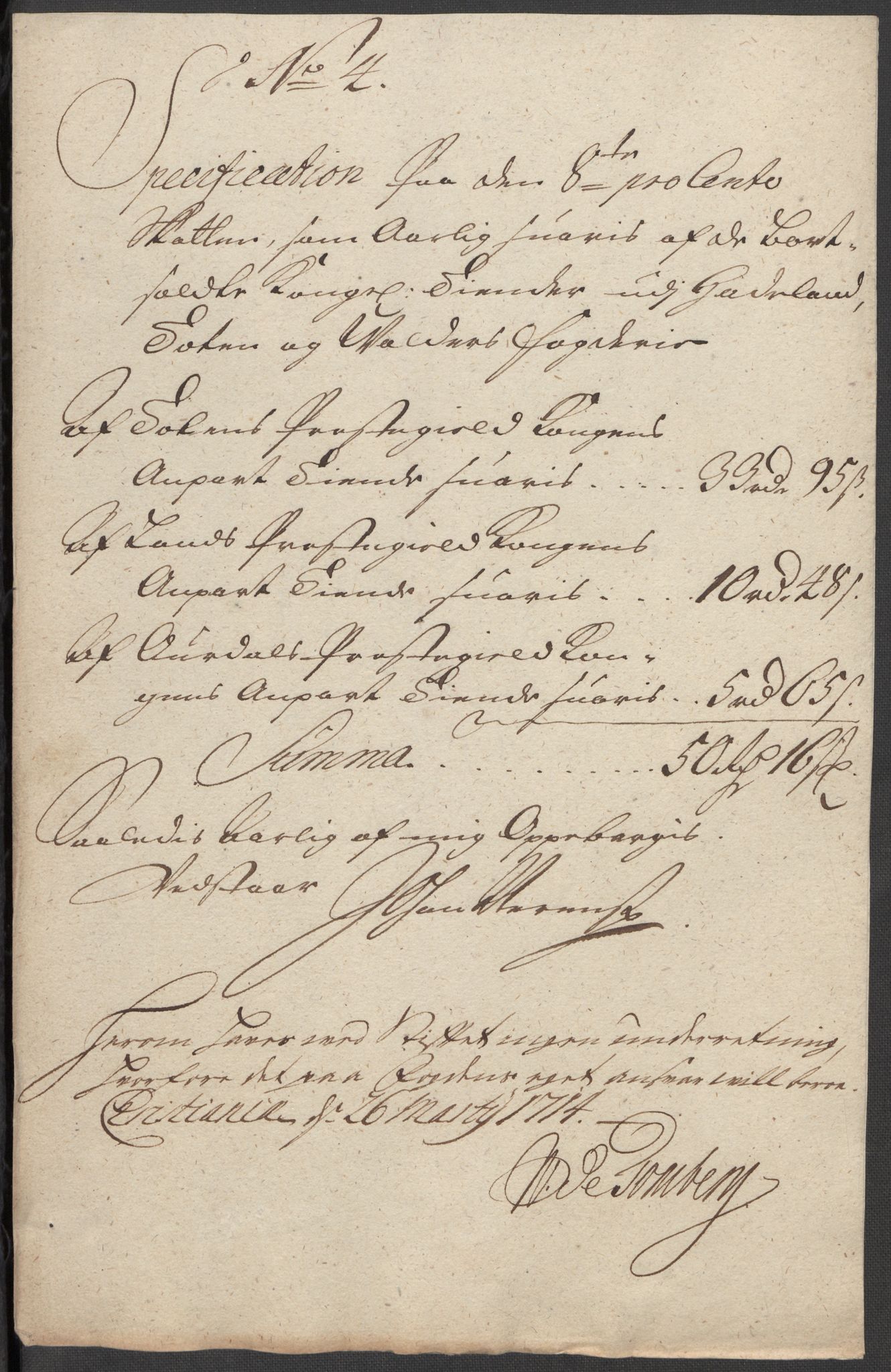 Rentekammeret inntil 1814, Reviderte regnskaper, Fogderegnskap, RA/EA-4092/R18/L1311: Fogderegnskap Hadeland, Toten og Valdres, 1713, p. 3