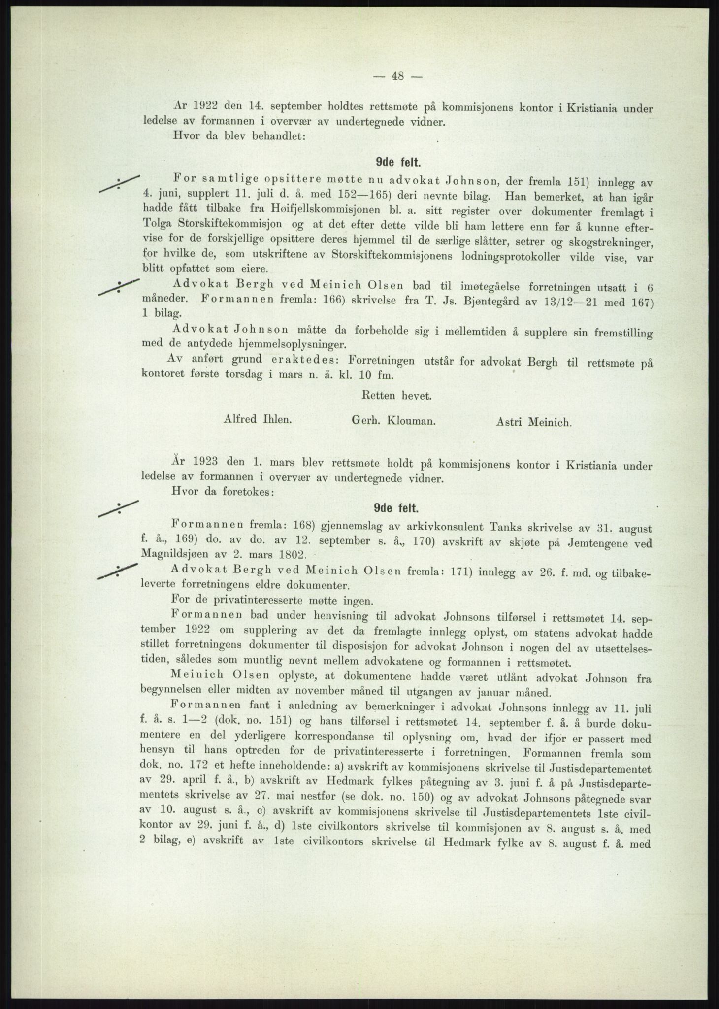 Høyfjellskommisjonen, RA/S-1546/X/Xa/L0001: Nr. 1-33, 1909-1953, p. 4312