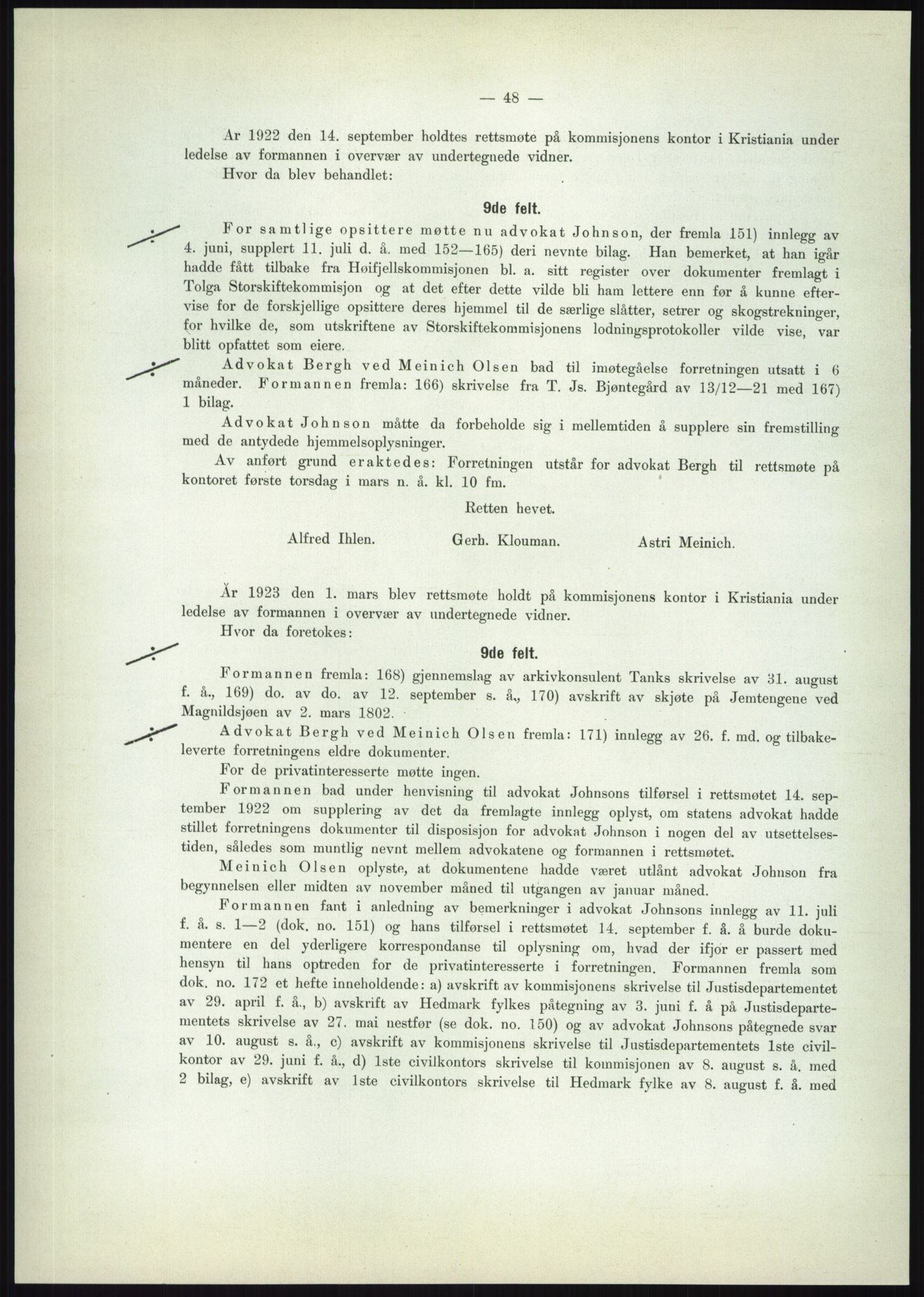 Høyfjellskommisjonen, AV/RA-S-1546/X/Xa/L0001: Nr. 1-33, 1909-1953, p. 4312