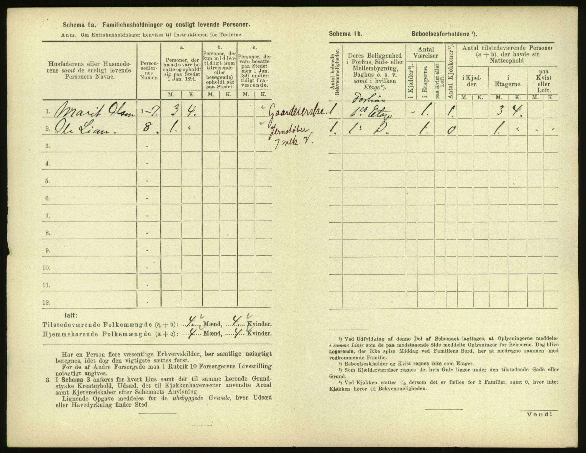 RA, 1891 census for 1601 Trondheim, 1891, p. 1889