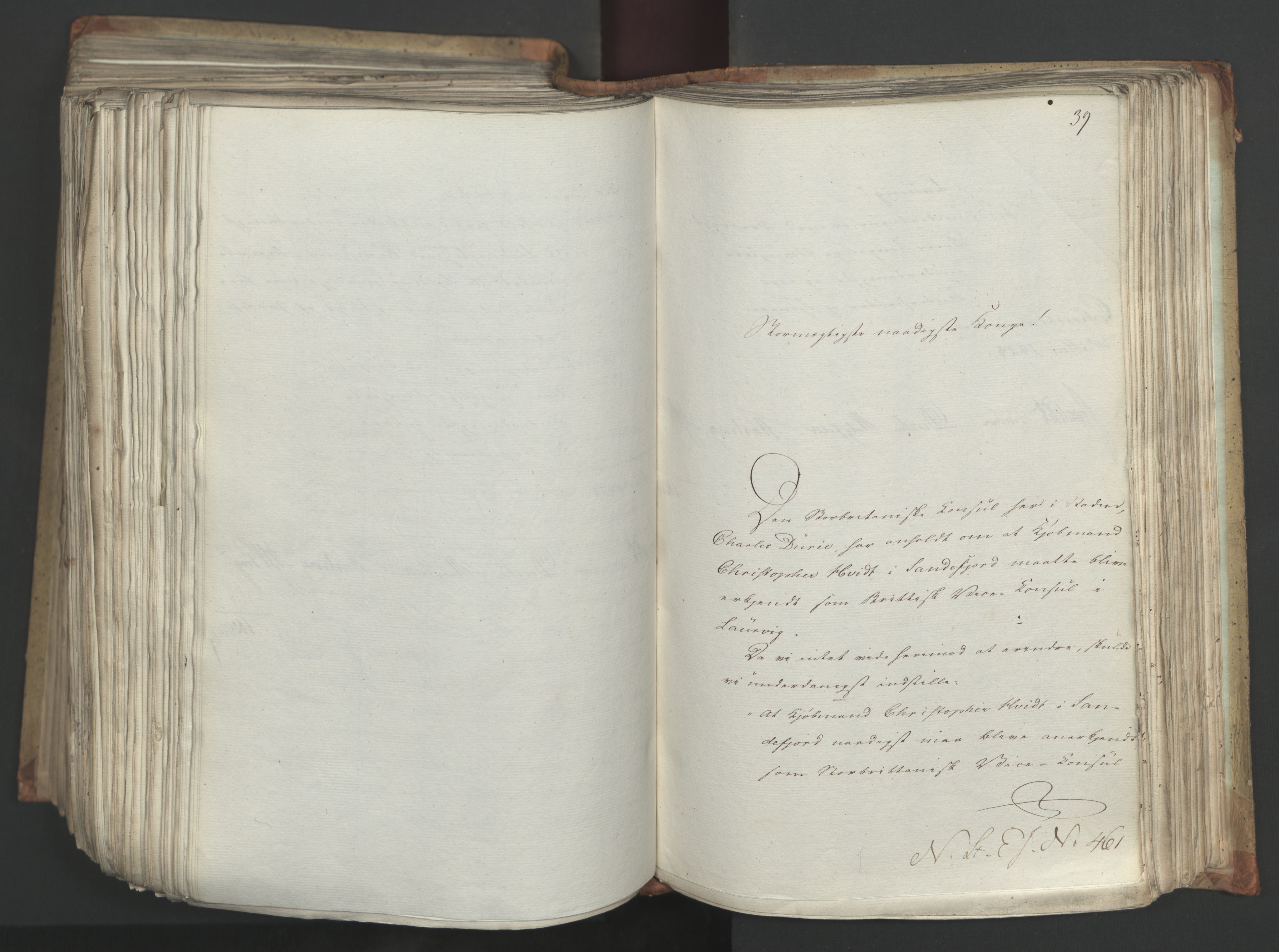 Statsrådsavdelingen i Stockholm, AV/RA-S-1003/D/Da/L0034: Regjeringsinnstillinger nr. 275-540, 1823, p. 519
