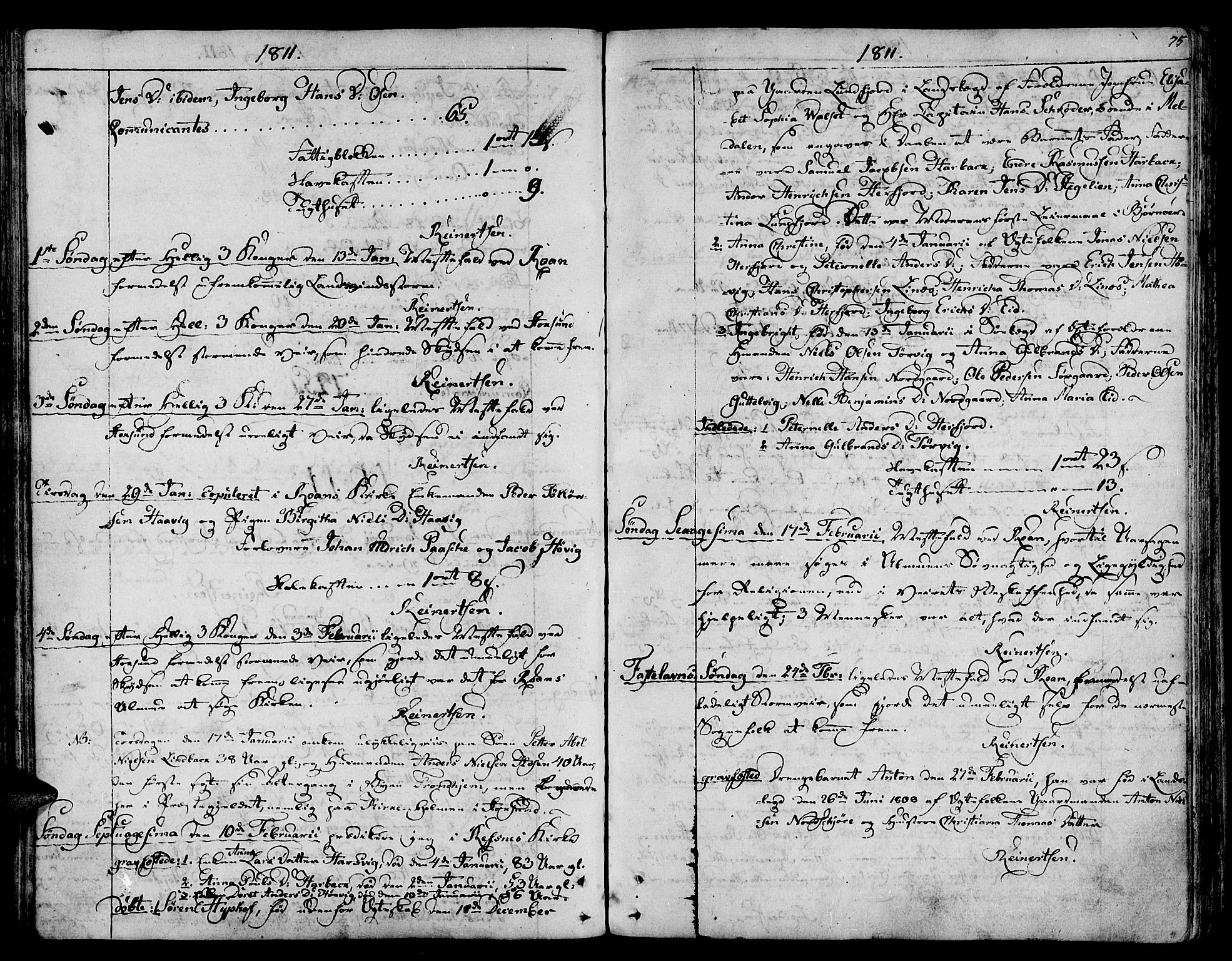 Ministerialprotokoller, klokkerbøker og fødselsregistre - Sør-Trøndelag, SAT/A-1456/657/L0701: Parish register (official) no. 657A02, 1802-1831, p. 75