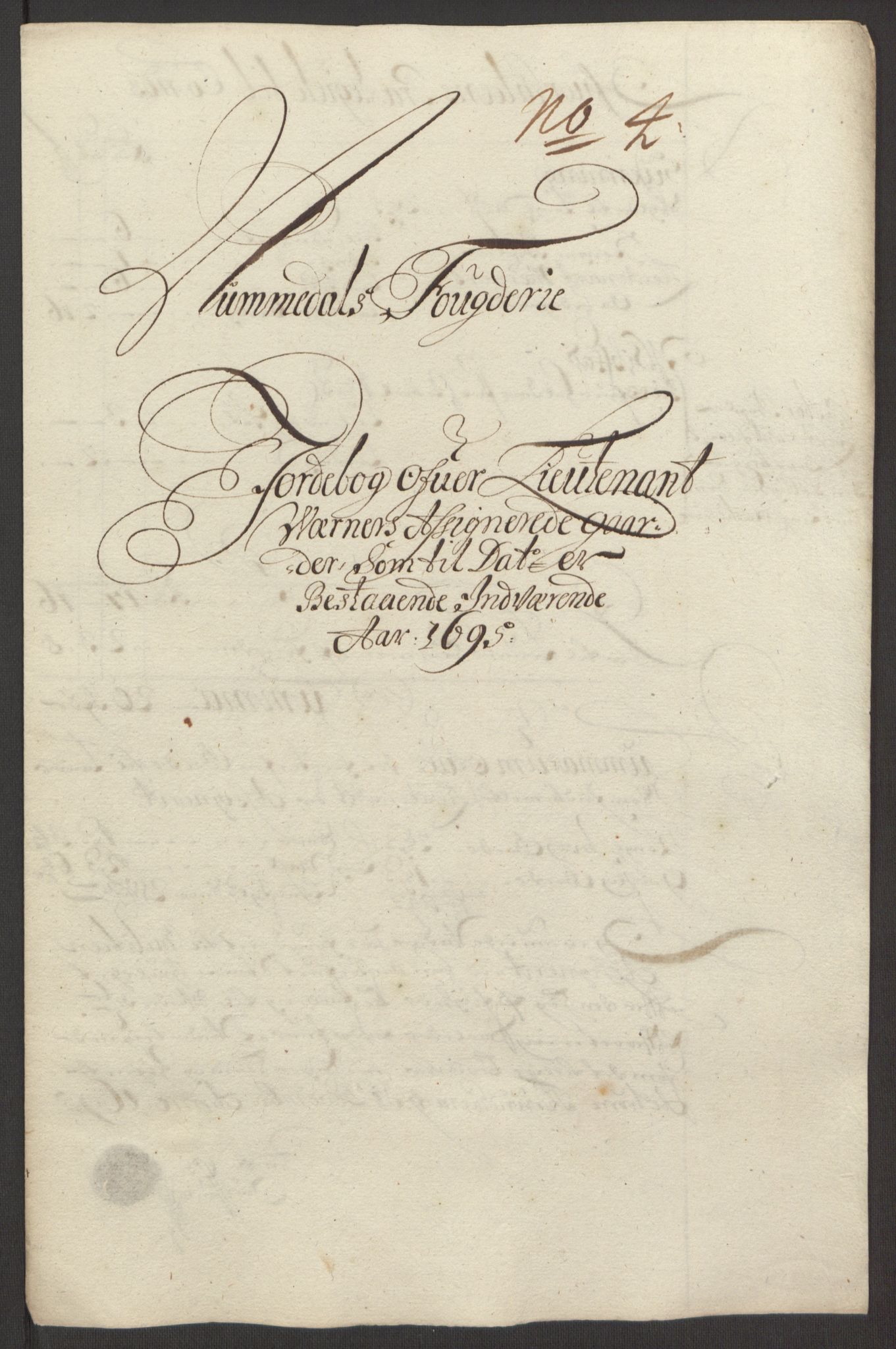 Rentekammeret inntil 1814, Reviderte regnskaper, Fogderegnskap, RA/EA-4092/R64/L4424: Fogderegnskap Namdal, 1692-1695, p. 520