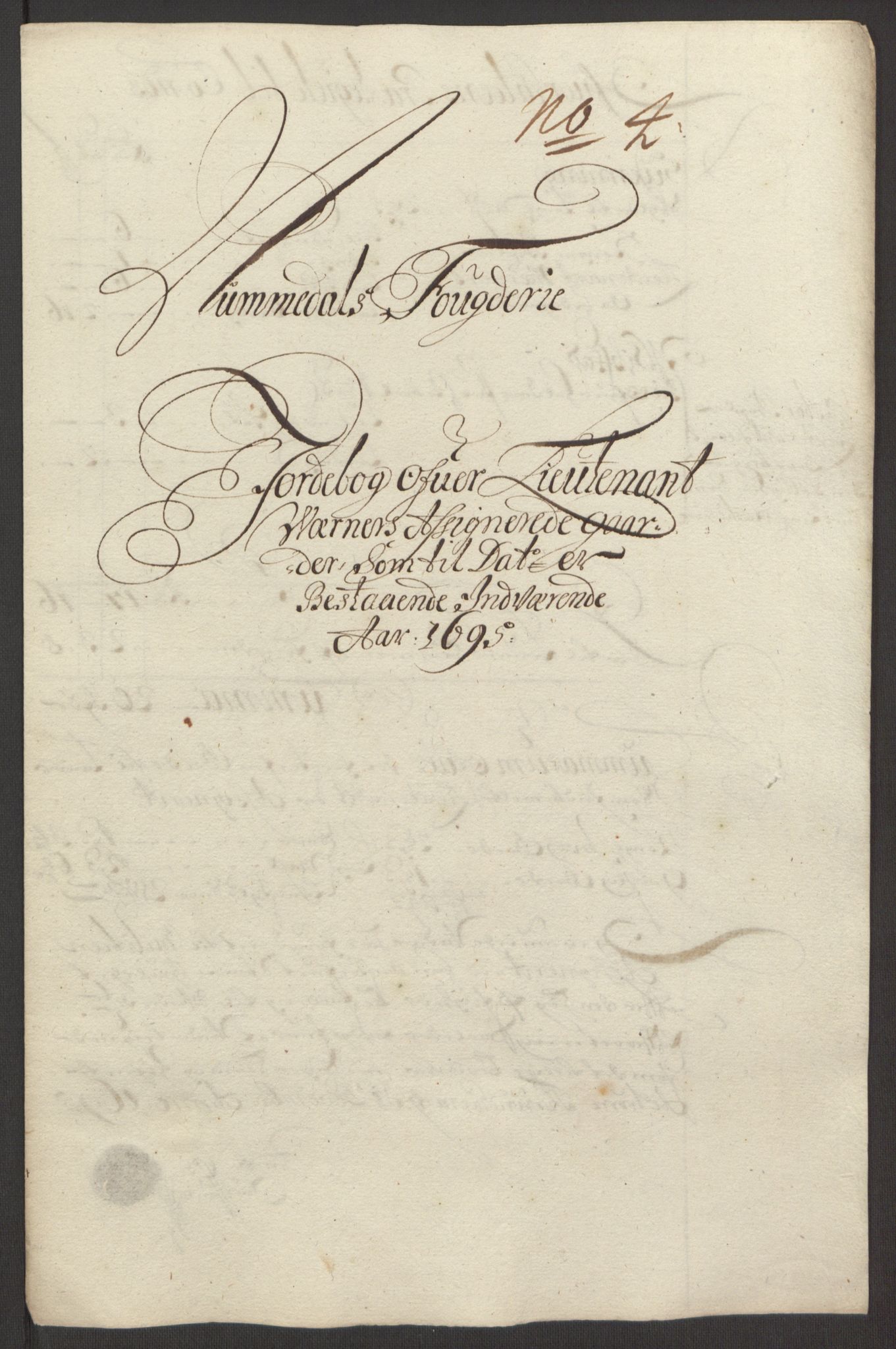 Rentekammeret inntil 1814, Reviderte regnskaper, Fogderegnskap, AV/RA-EA-4092/R64/L4424: Fogderegnskap Namdal, 1692-1695, p. 520