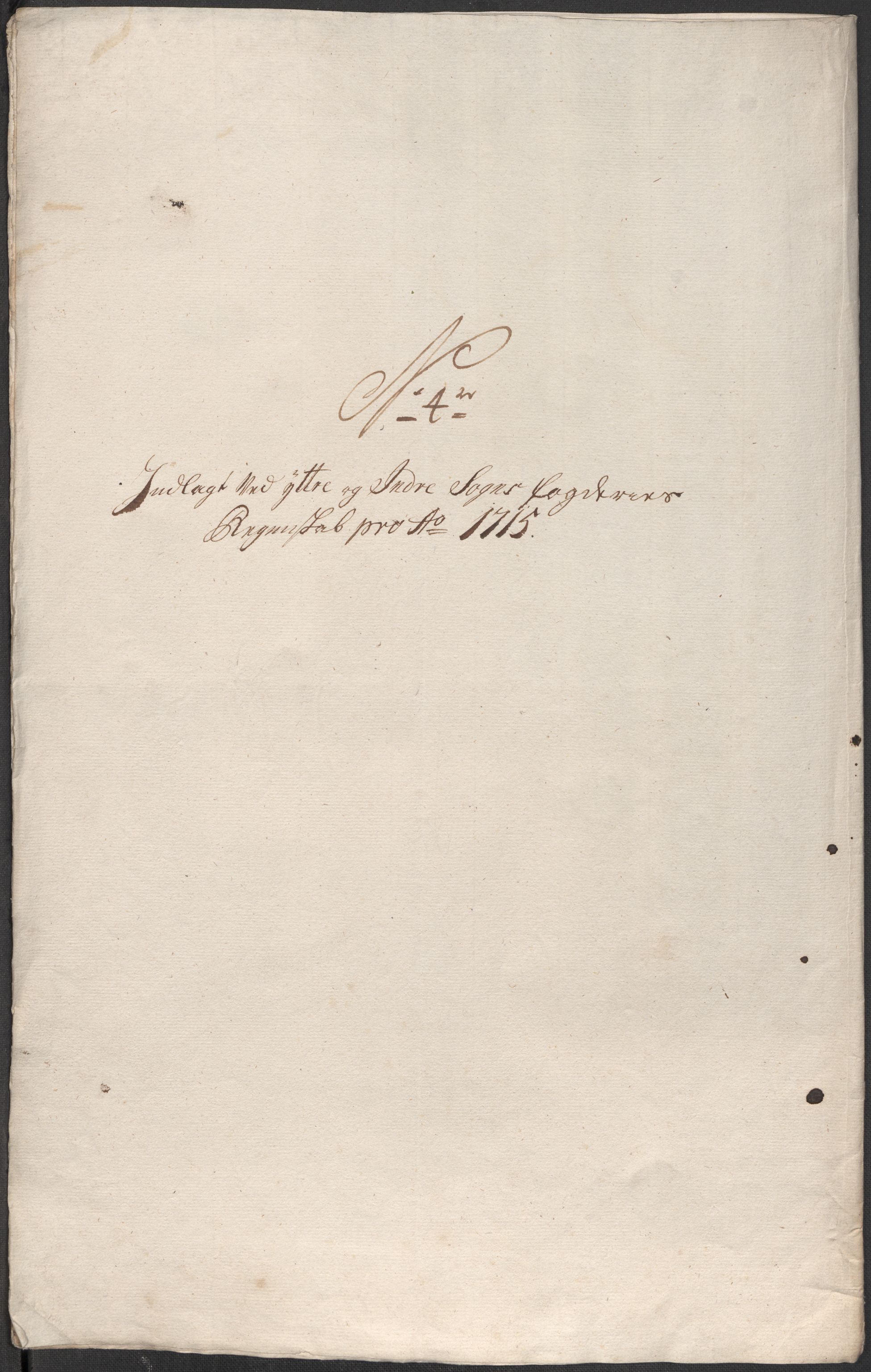 Rentekammeret inntil 1814, Reviderte regnskaper, Fogderegnskap, AV/RA-EA-4092/R52/L3320: Fogderegnskap Sogn, 1715-1716, p. 36