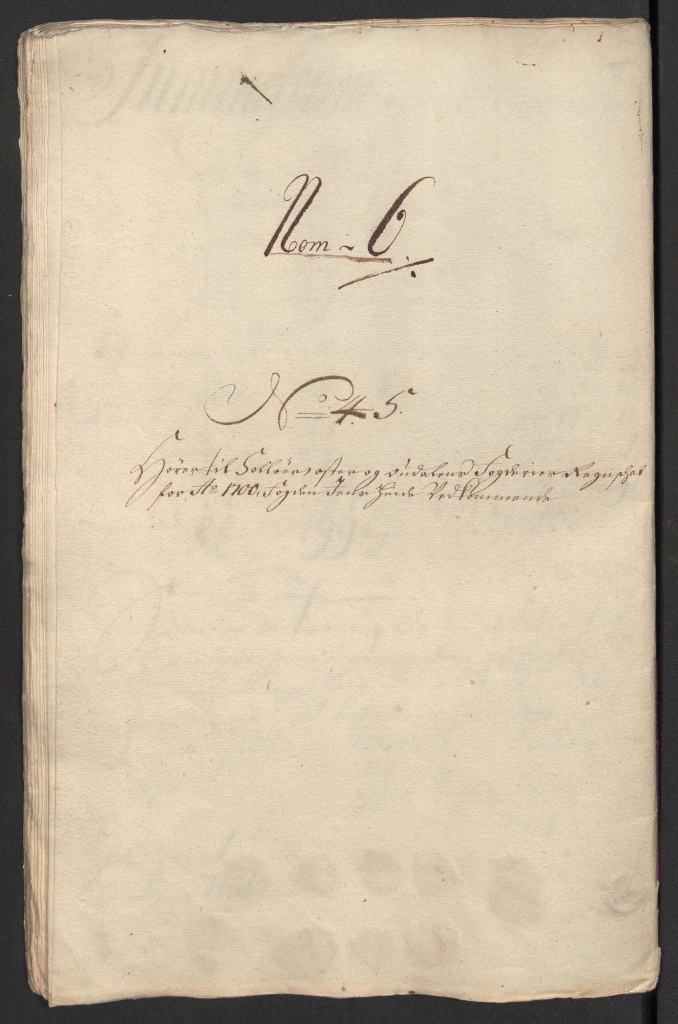 Rentekammeret inntil 1814, Reviderte regnskaper, Fogderegnskap, RA/EA-4092/R13/L0838: Fogderegnskap Solør, Odal og Østerdal, 1700, p. 67