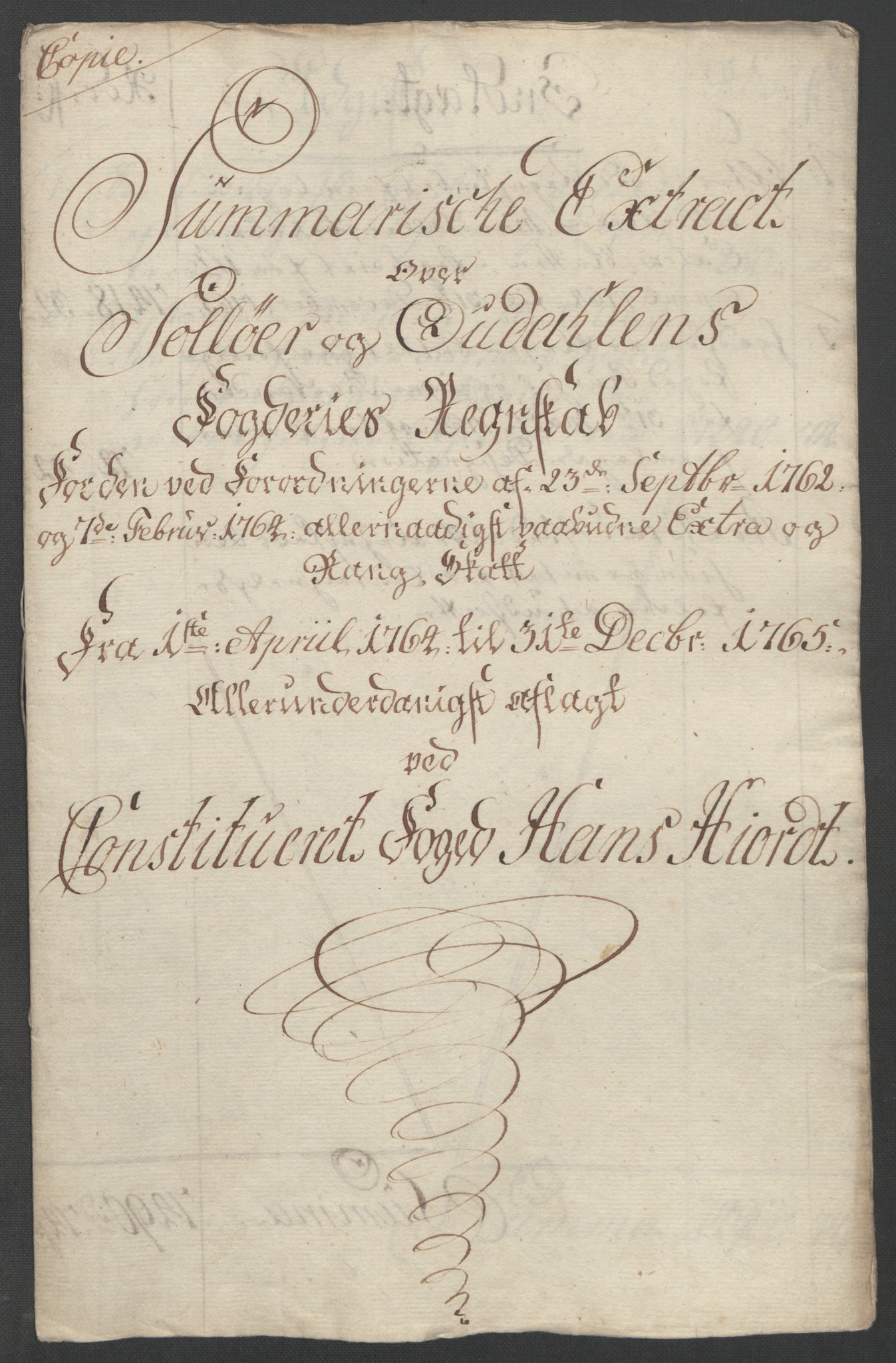 Rentekammeret inntil 1814, Reviderte regnskaper, Fogderegnskap, RA/EA-4092/R14/L0959: Ekstraskatten Solør og Odal, 1763-1770, p. 422