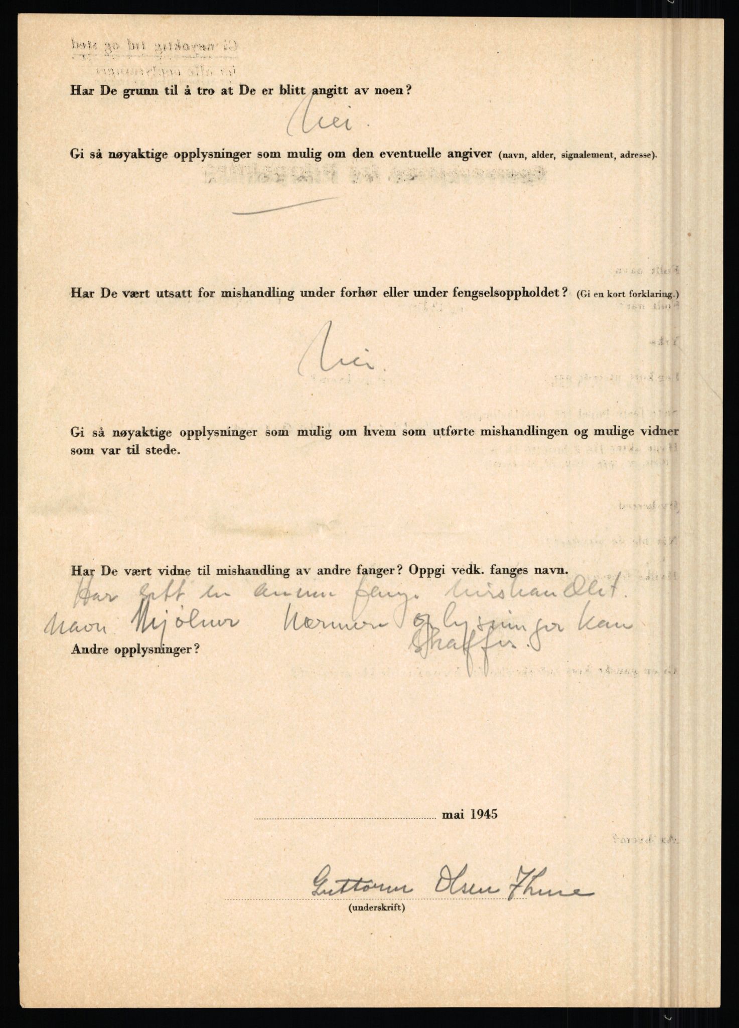Rikspolitisjefen, AV/RA-S-1560/L/L0007: Heen, Erik C. - Iversen, Trygve, 1940-1945, p. 1088