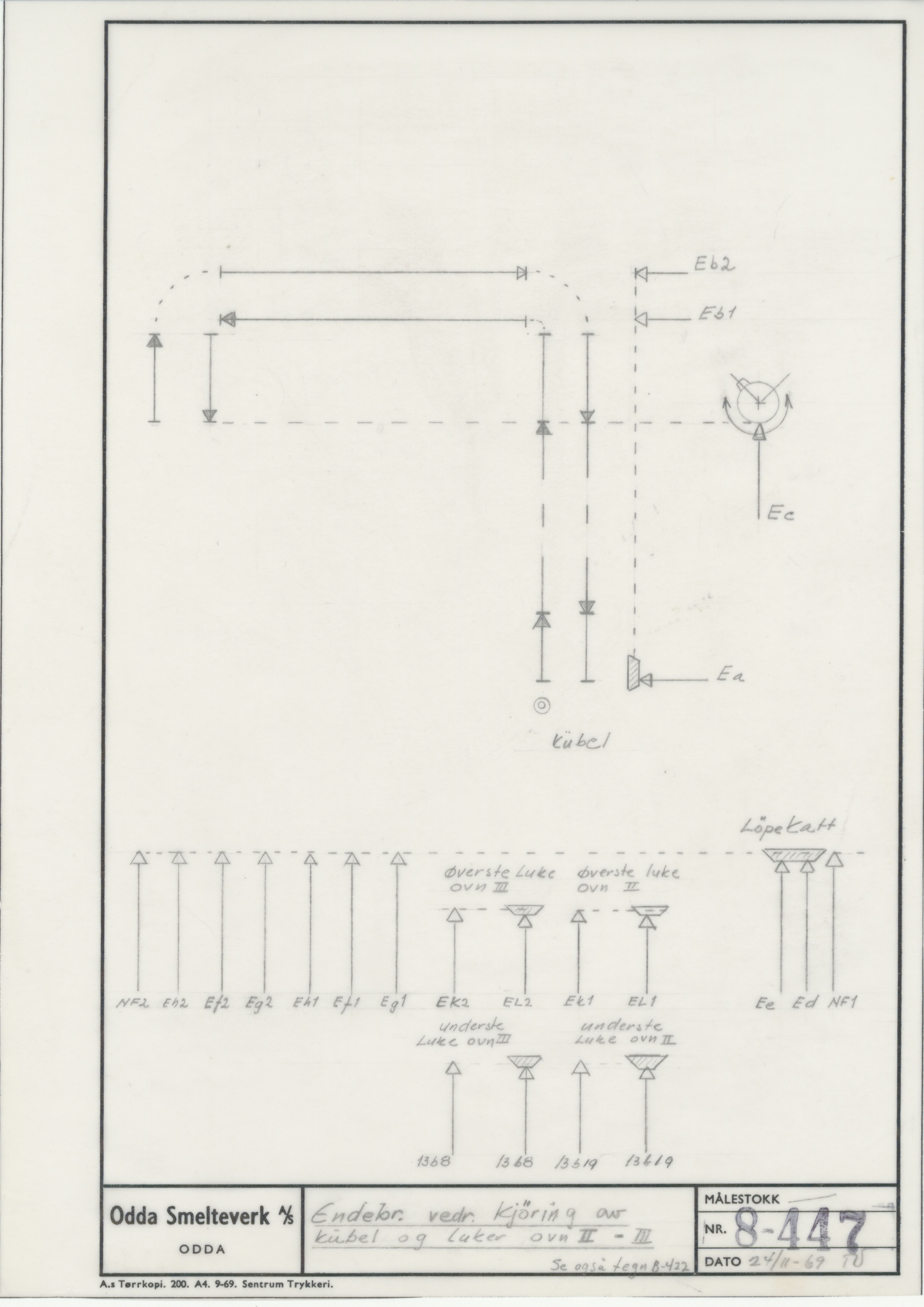 Odda smelteverk AS, KRAM/A-0157.1/T/Td/L0008: Gruppe 8. Kalkovner, 1939-1999, p. 673