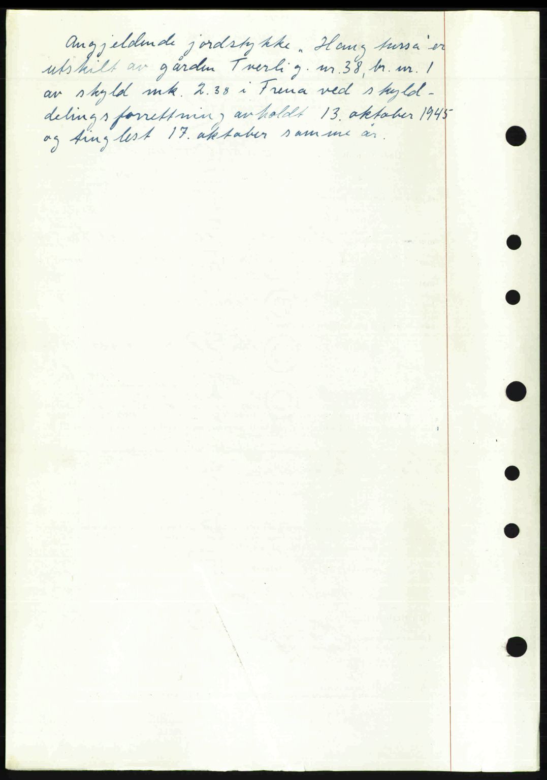 Romsdal sorenskriveri, SAT/A-4149/1/2/2C: Mortgage book no. A19, 1946-1946, Diary no: : 3/1946
