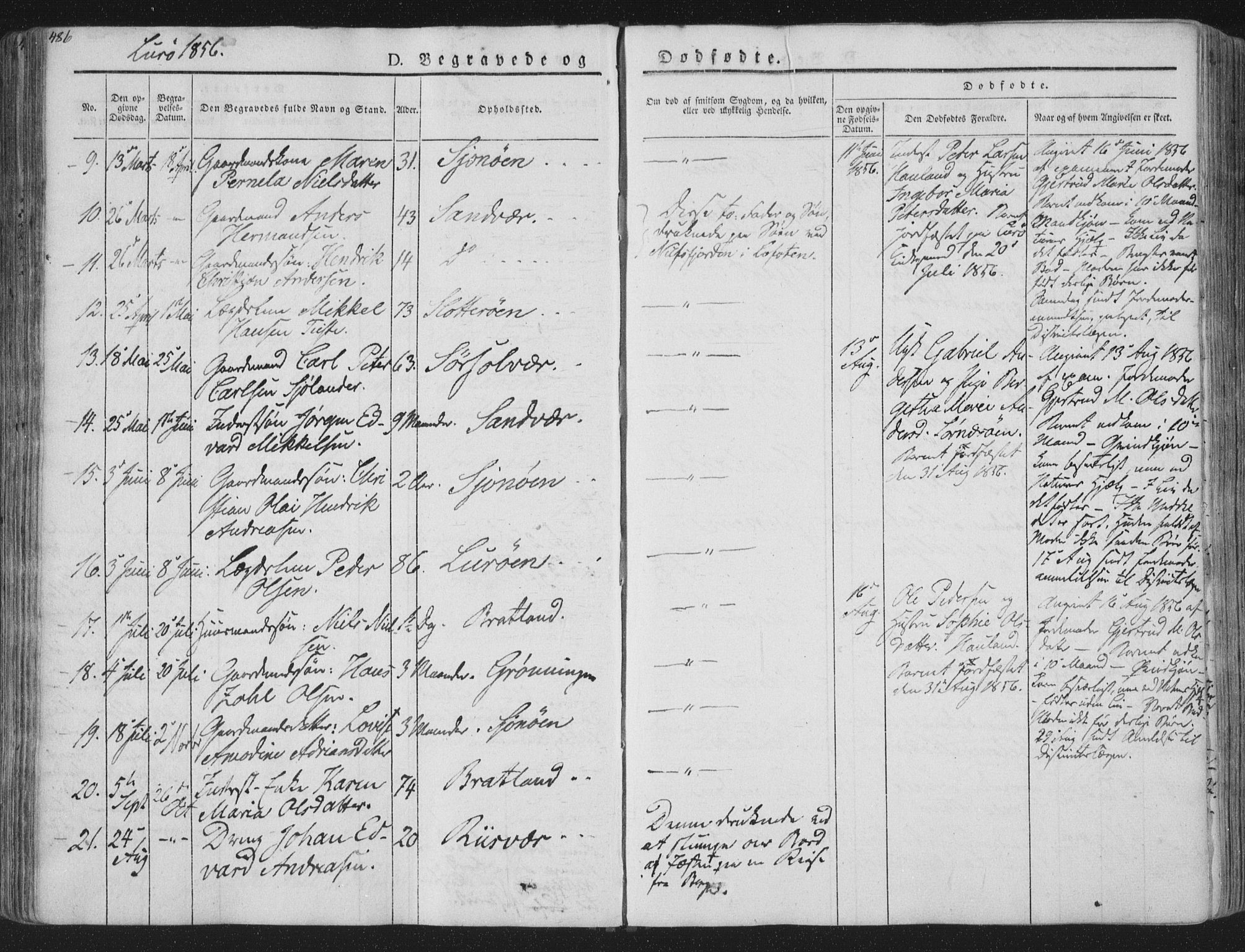 Ministerialprotokoller, klokkerbøker og fødselsregistre - Nordland, SAT/A-1459/839/L0566: Parish register (official) no. 839A03, 1825-1862, p. 486