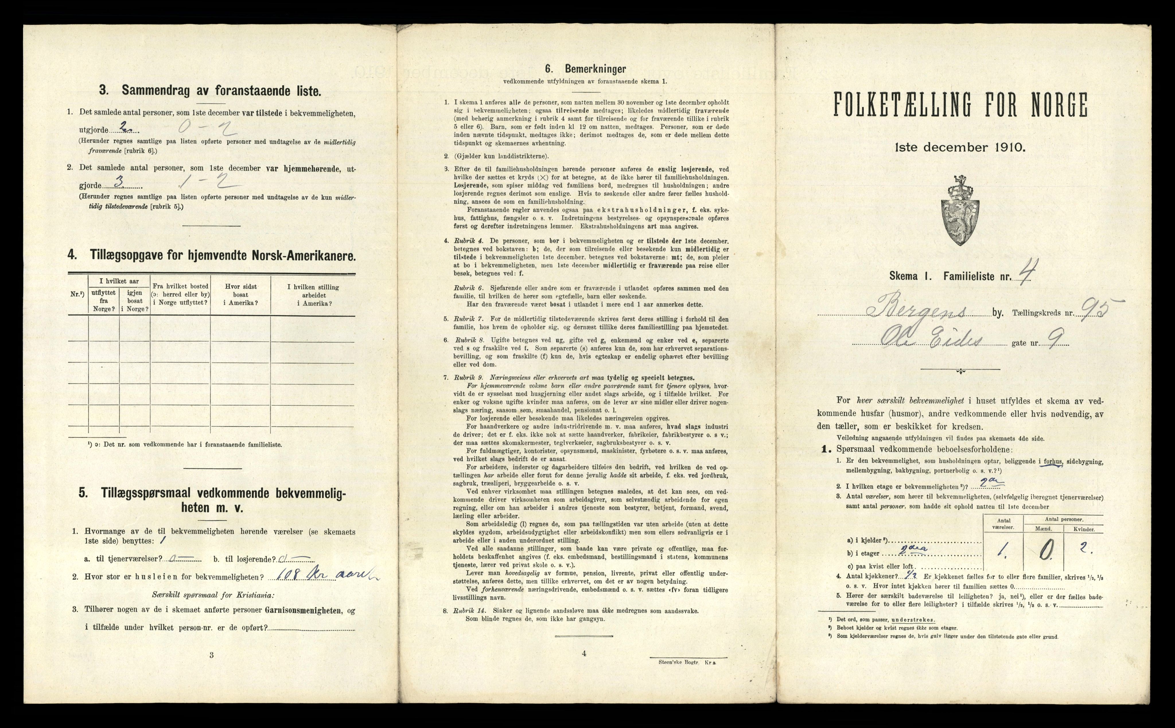 RA, 1910 census for Bergen, 1910, p. 33361