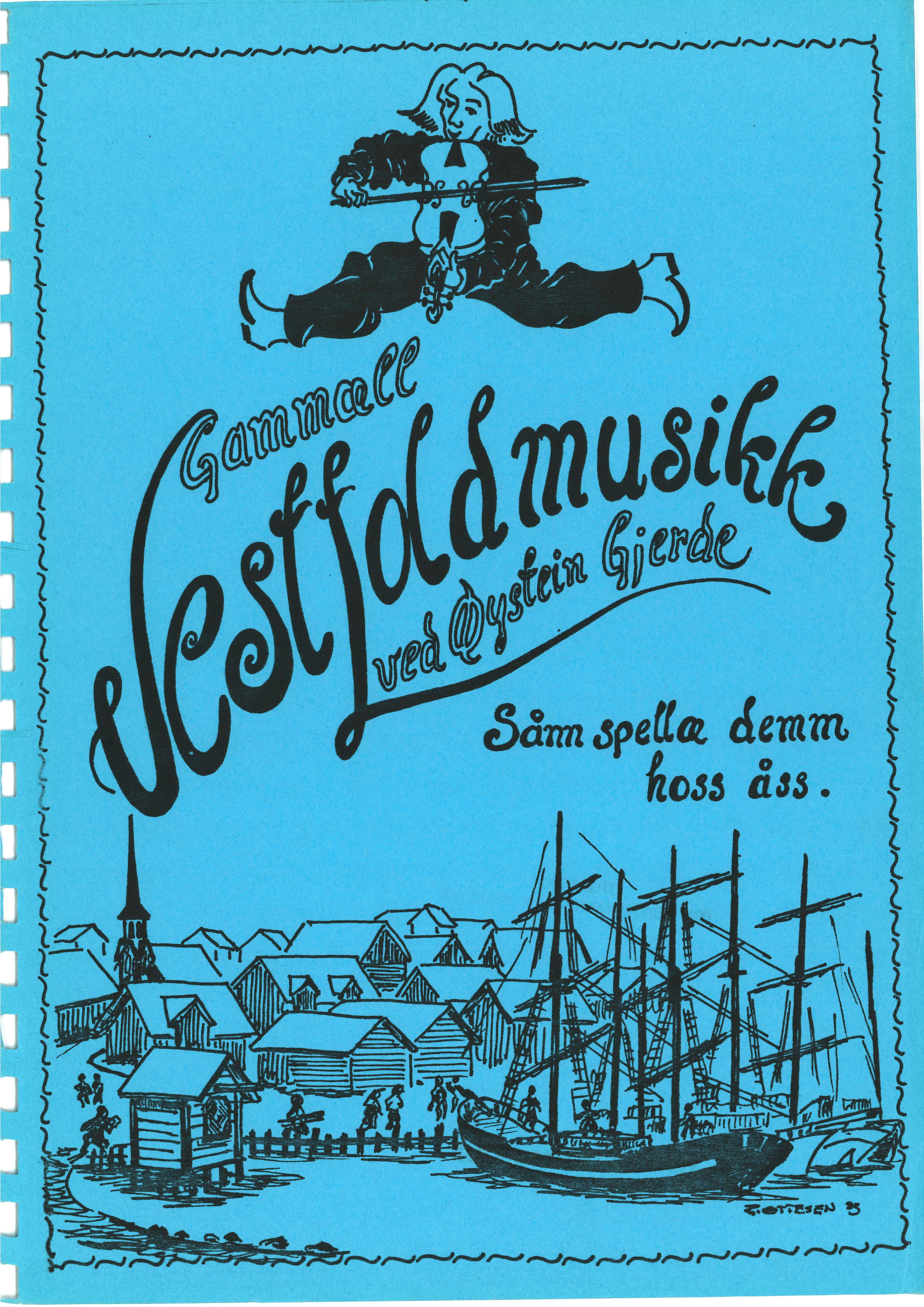 Sa 16 - Folkemusikk fra Vestfold, Gjerdesamlingen, VEMU/A-1868/H/L0003/0003: Innsamlet informasjon, kopier / 6a brevsamlingen til Judith Grimholt, Larvik