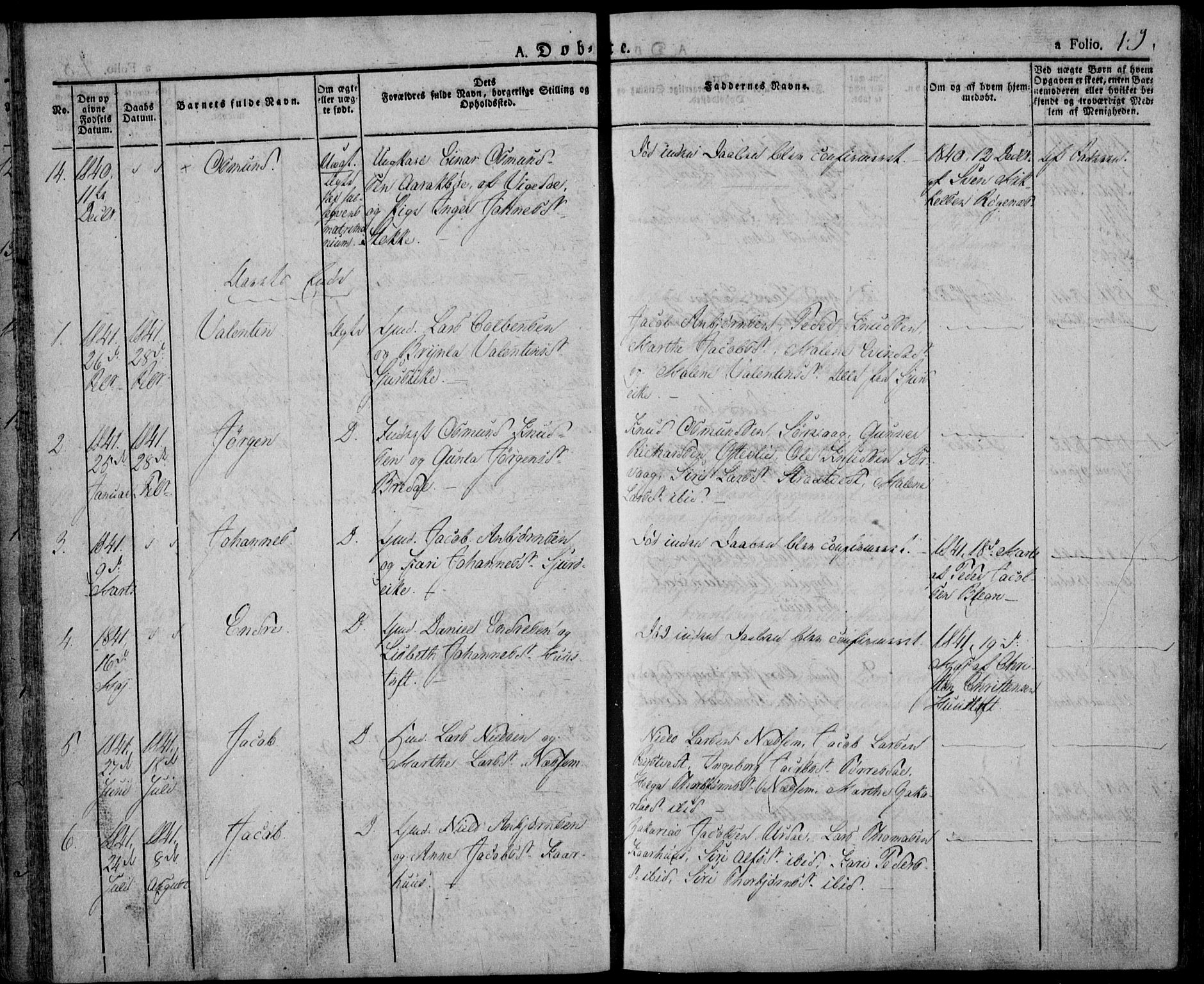 Skjold sokneprestkontor, AV/SAST-A-101847/H/Ha/Haa/L0005: Parish register (official) no. A 5, 1830-1856, p. 19