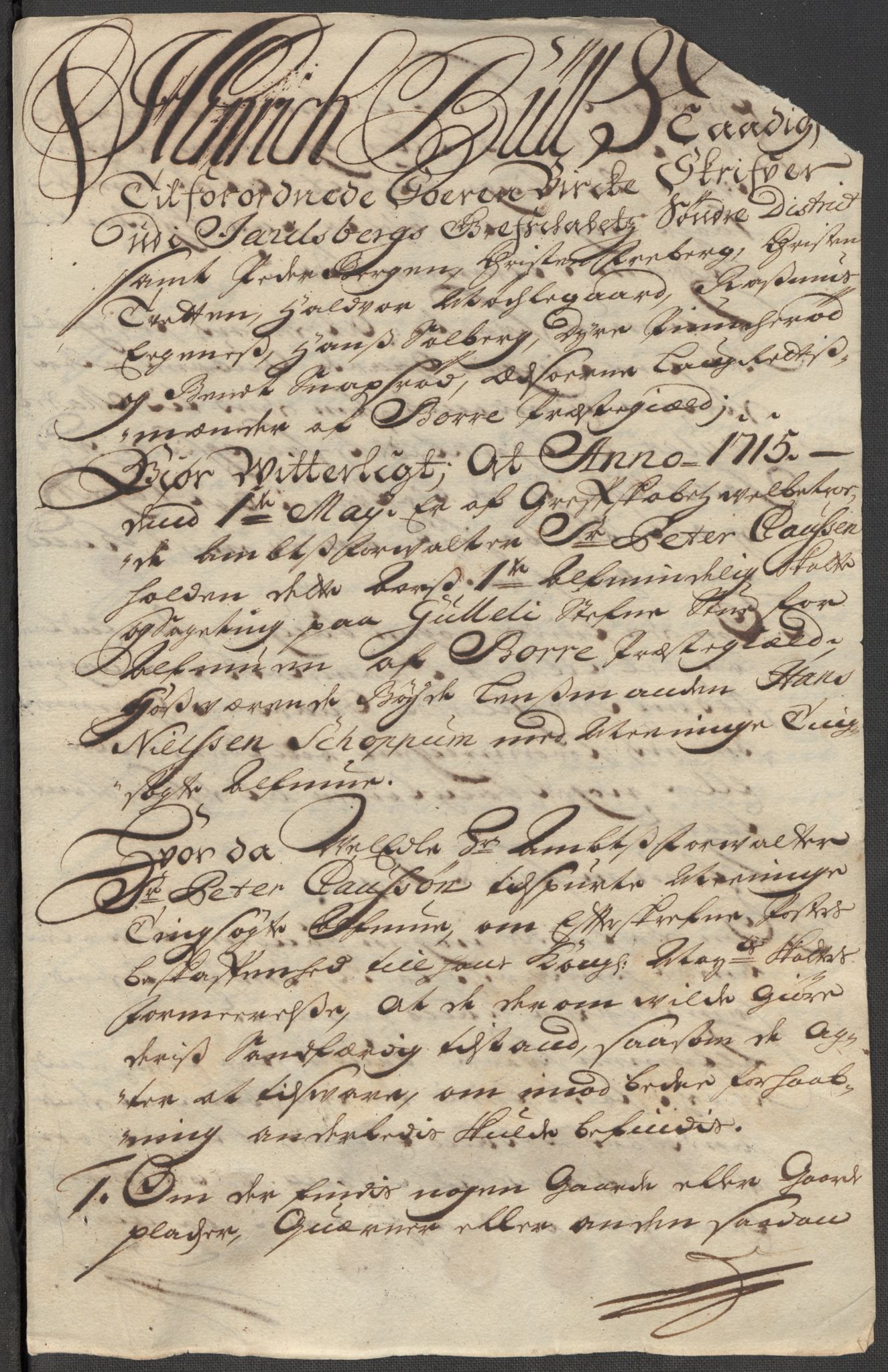 Rentekammeret inntil 1814, Reviderte regnskaper, Fogderegnskap, RA/EA-4092/R32/L1879: Fogderegnskap Jarlsberg grevskap, 1714-1715, p. 386