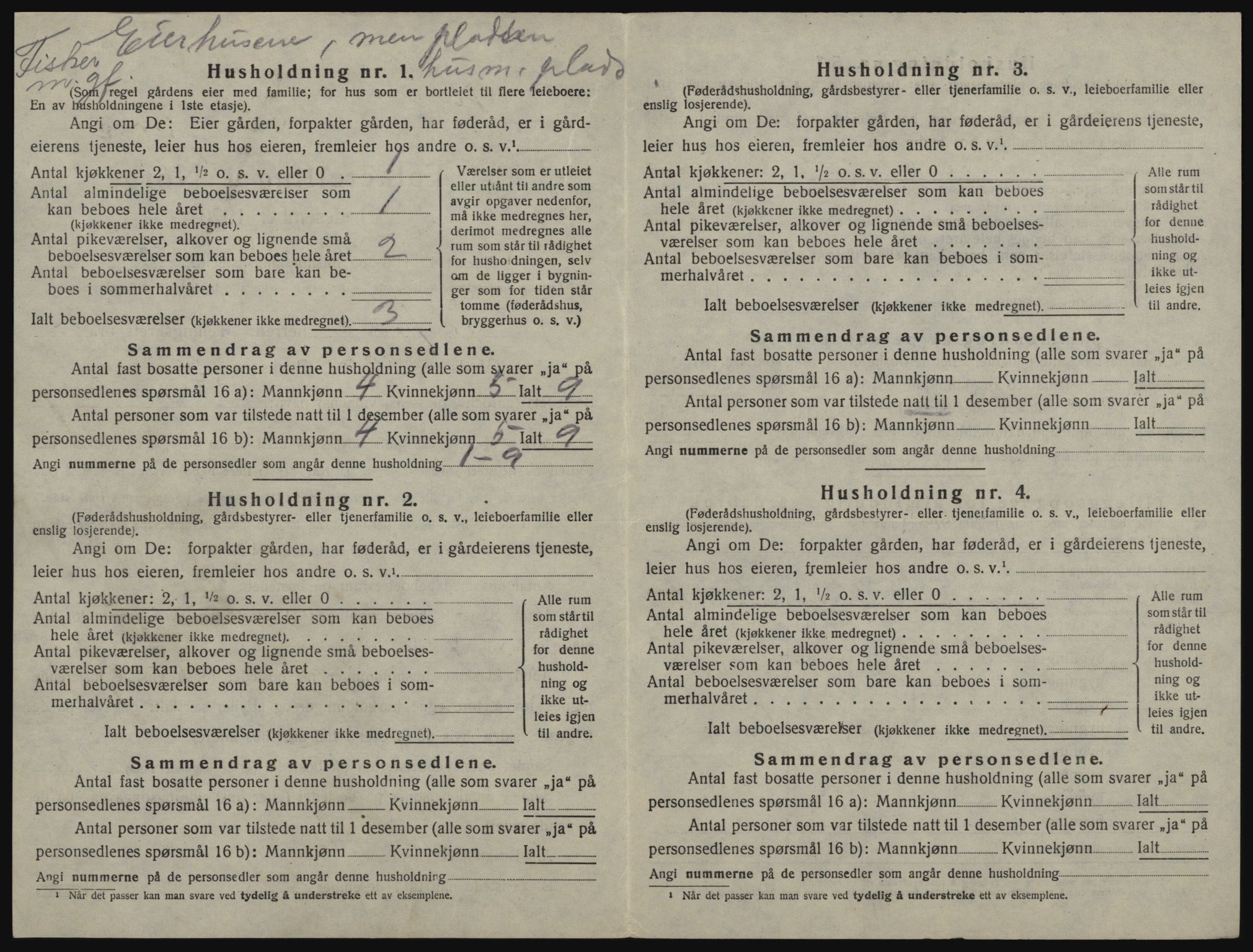 SATØ, 1920 census for Sørfjord, 1920, p. 64