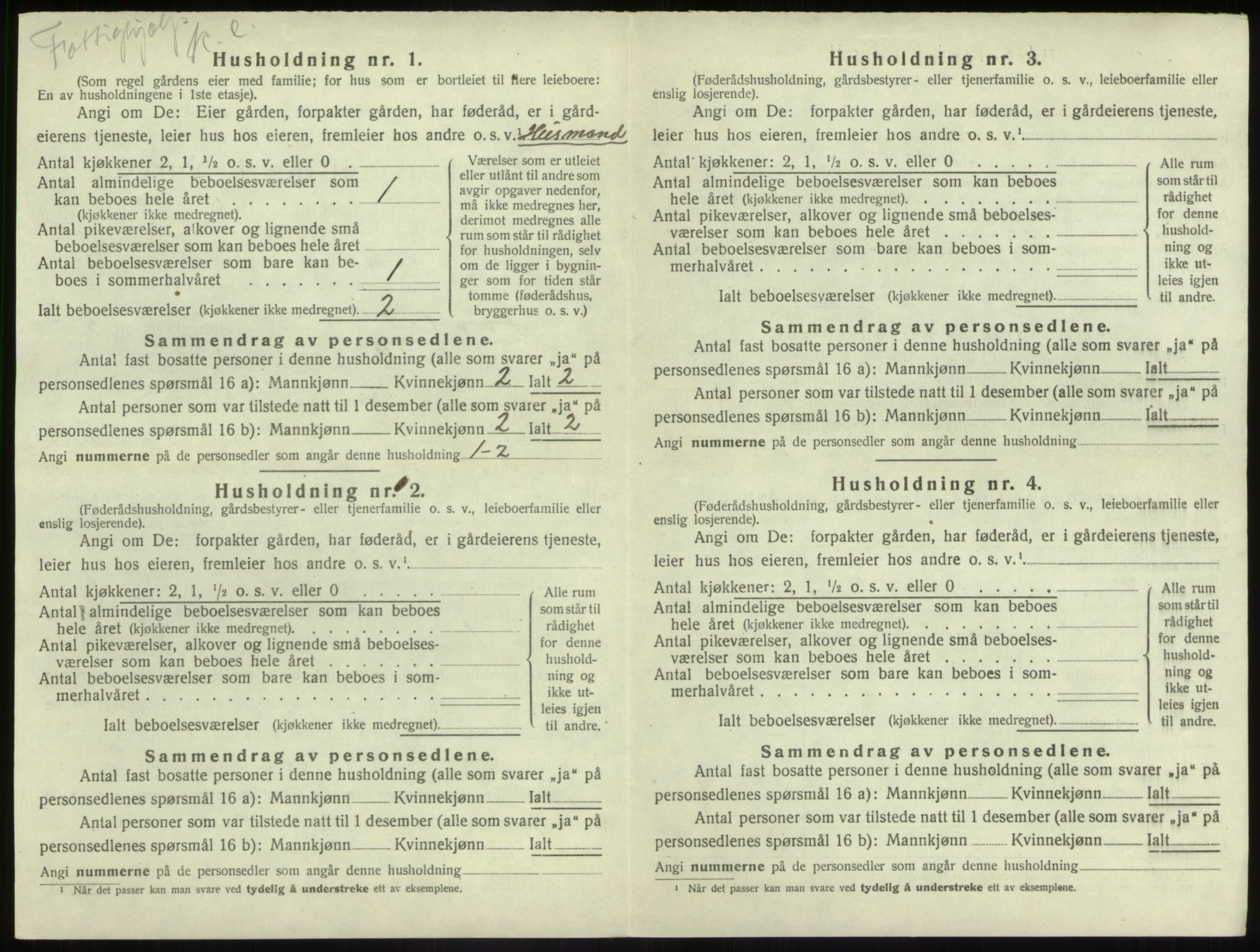 SAB, 1920 census for Førde, 1920, p. 139