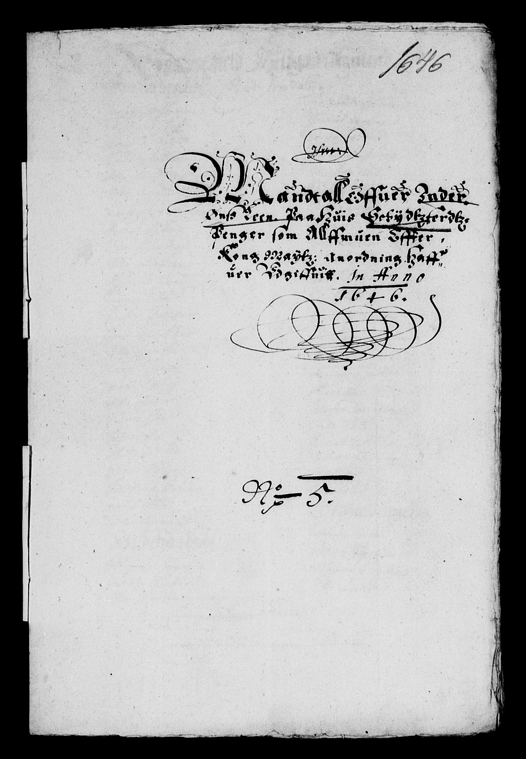 Rentekammeret inntil 1814, Reviderte regnskaper, Lensregnskaper, AV/RA-EA-5023/R/Rb/Rbw/L0088: Trondheim len, 1646