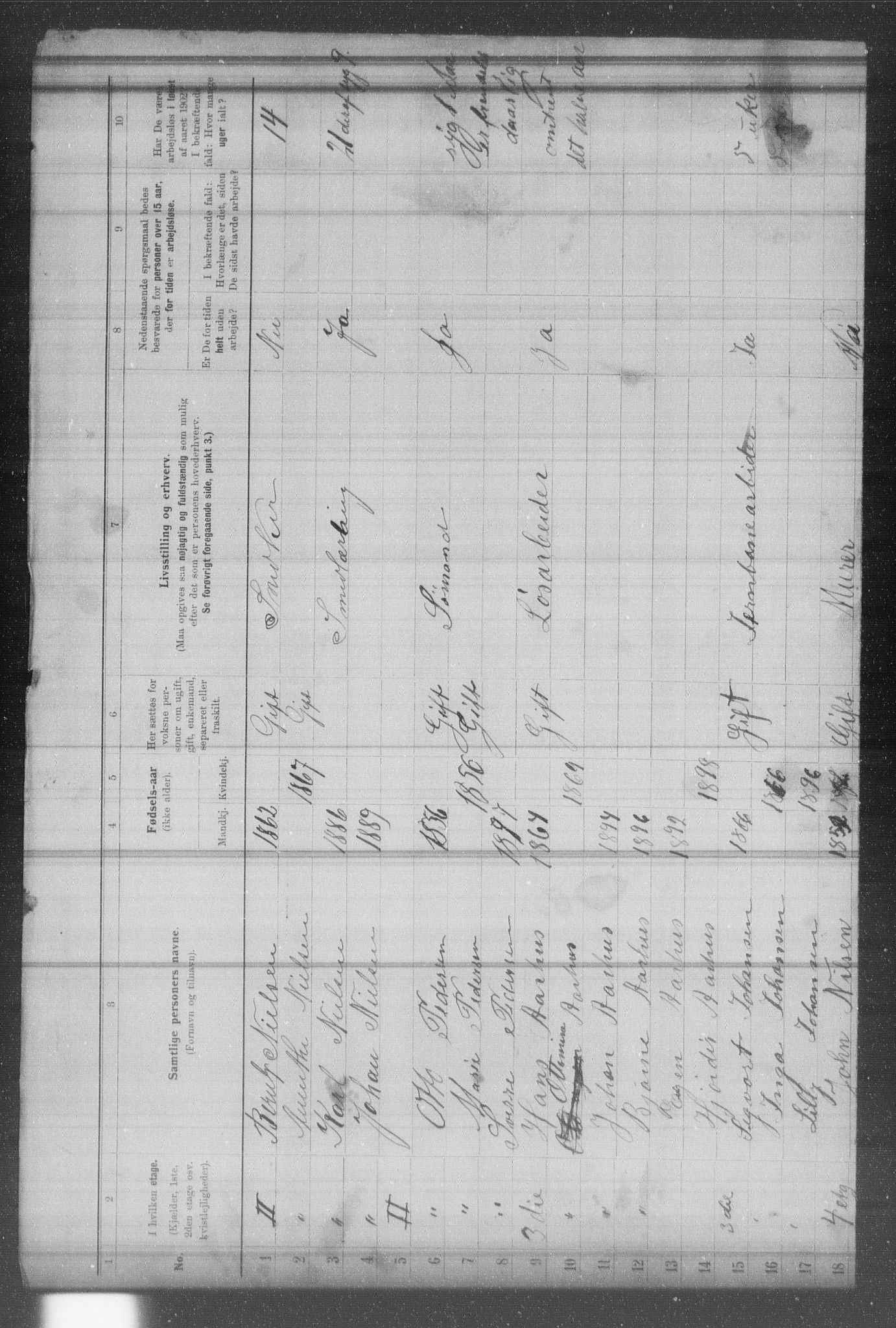 OBA, Municipal Census 1902 for Kristiania, 1902, p. 11519