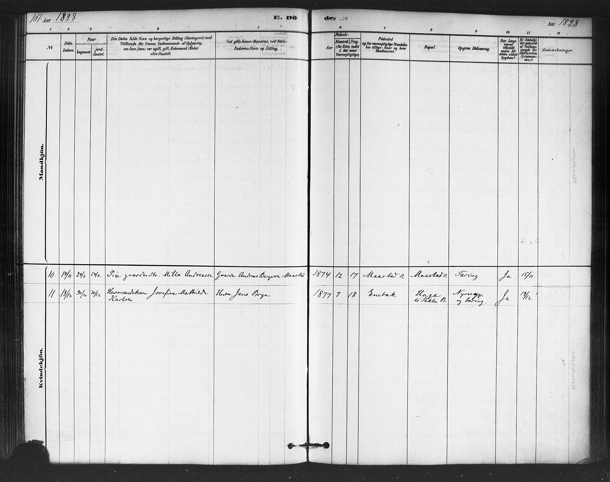 Trøgstad prestekontor Kirkebøker, AV/SAO-A-10925/F/Fb/L0001: Parish register (official) no. II 1, 1878-1902, p. 161