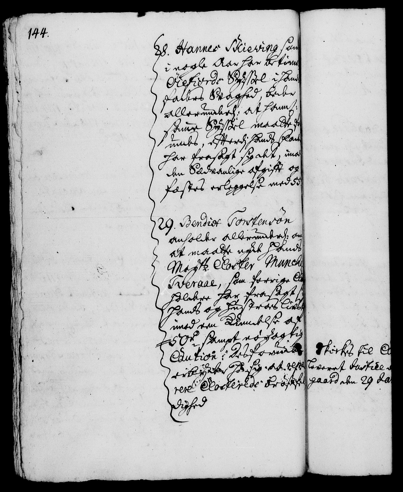 Rentekammeret, Kammerkanselliet, AV/RA-EA-3111/G/Gh/Gha/L0005: Norsk ekstraktmemorialprotokoll (merket RK 53.50), 1721-1723, p. 144