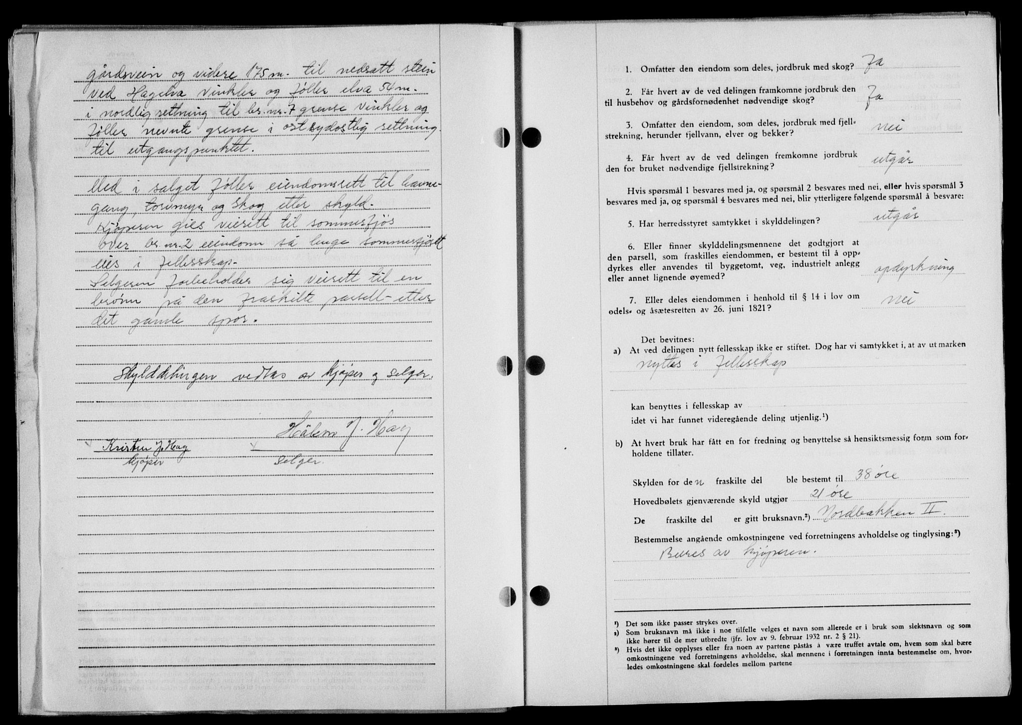 Lofoten sorenskriveri, SAT/A-0017/1/2/2C/L0020a: Mortgage book no. 20a, 1948-1949, Diary no: : 2814/1948