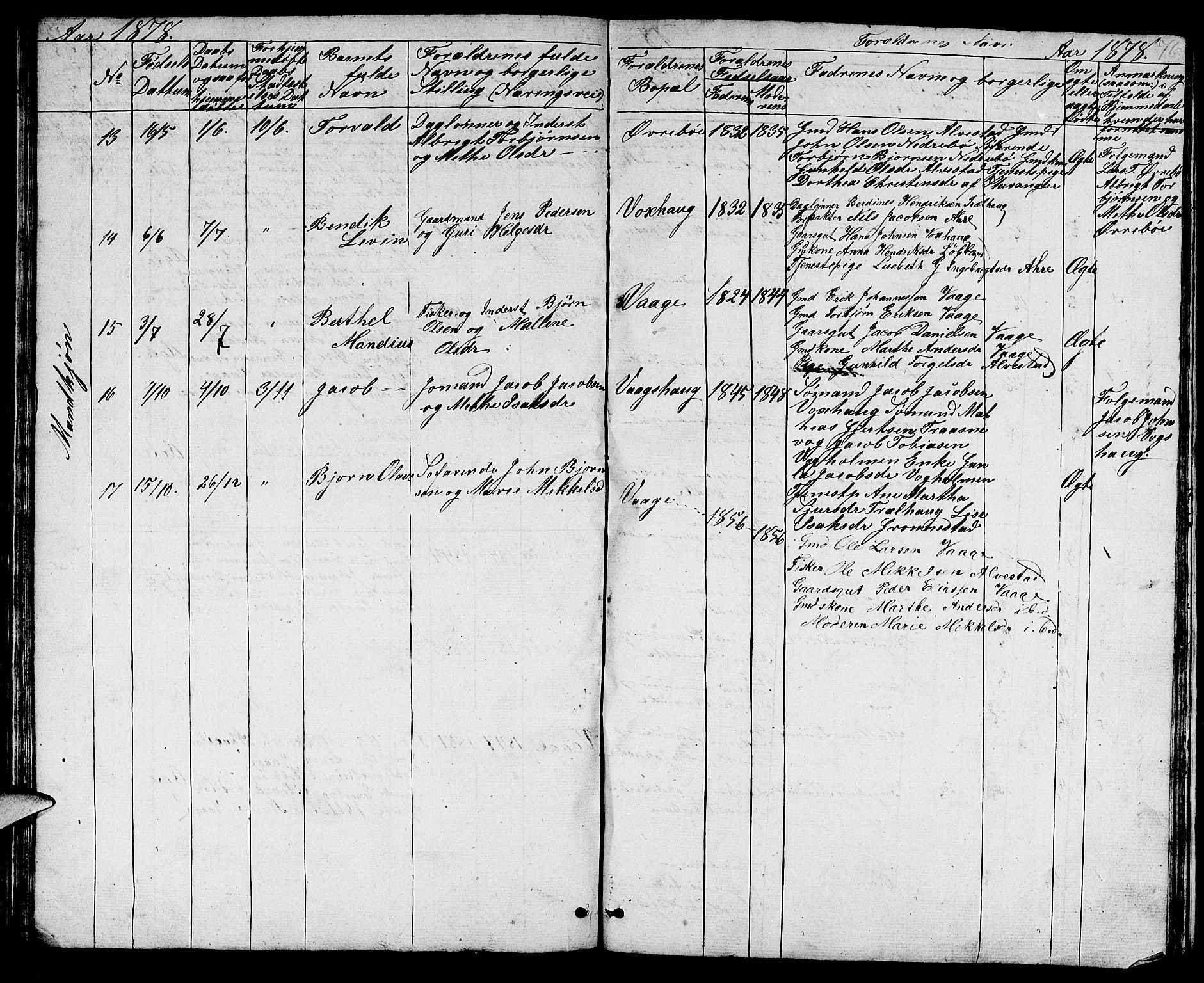Tysvær sokneprestkontor, SAST/A -101864/H/Ha/Hab/L0001: Parish register (copy) no. B 1, 1851-1887, p. 76