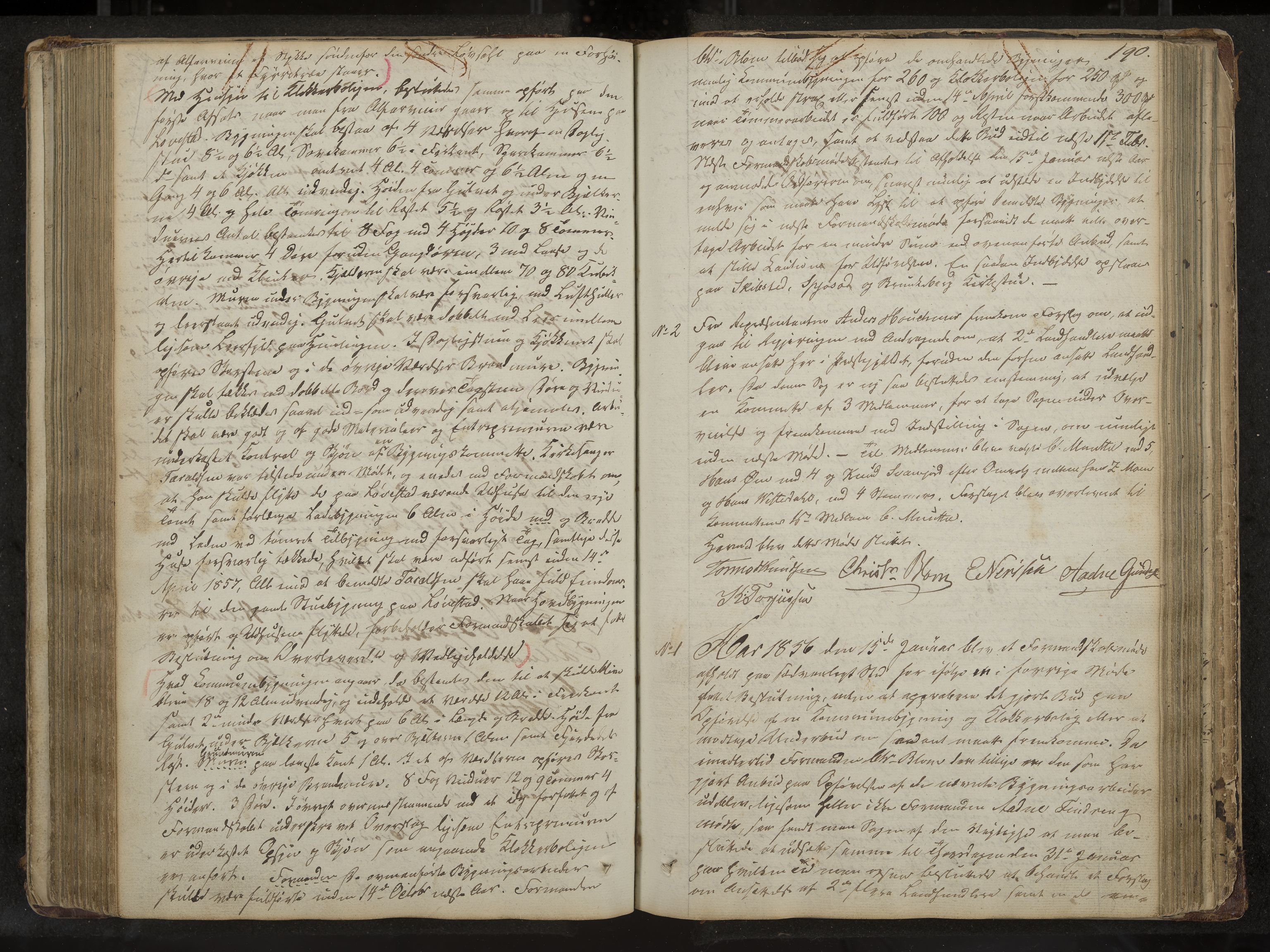 Kviteseid formannskap og sentraladministrasjon, IKAK/0829021/A/Aa/L0001: Møtebok med register, 1837-1866, p. 190