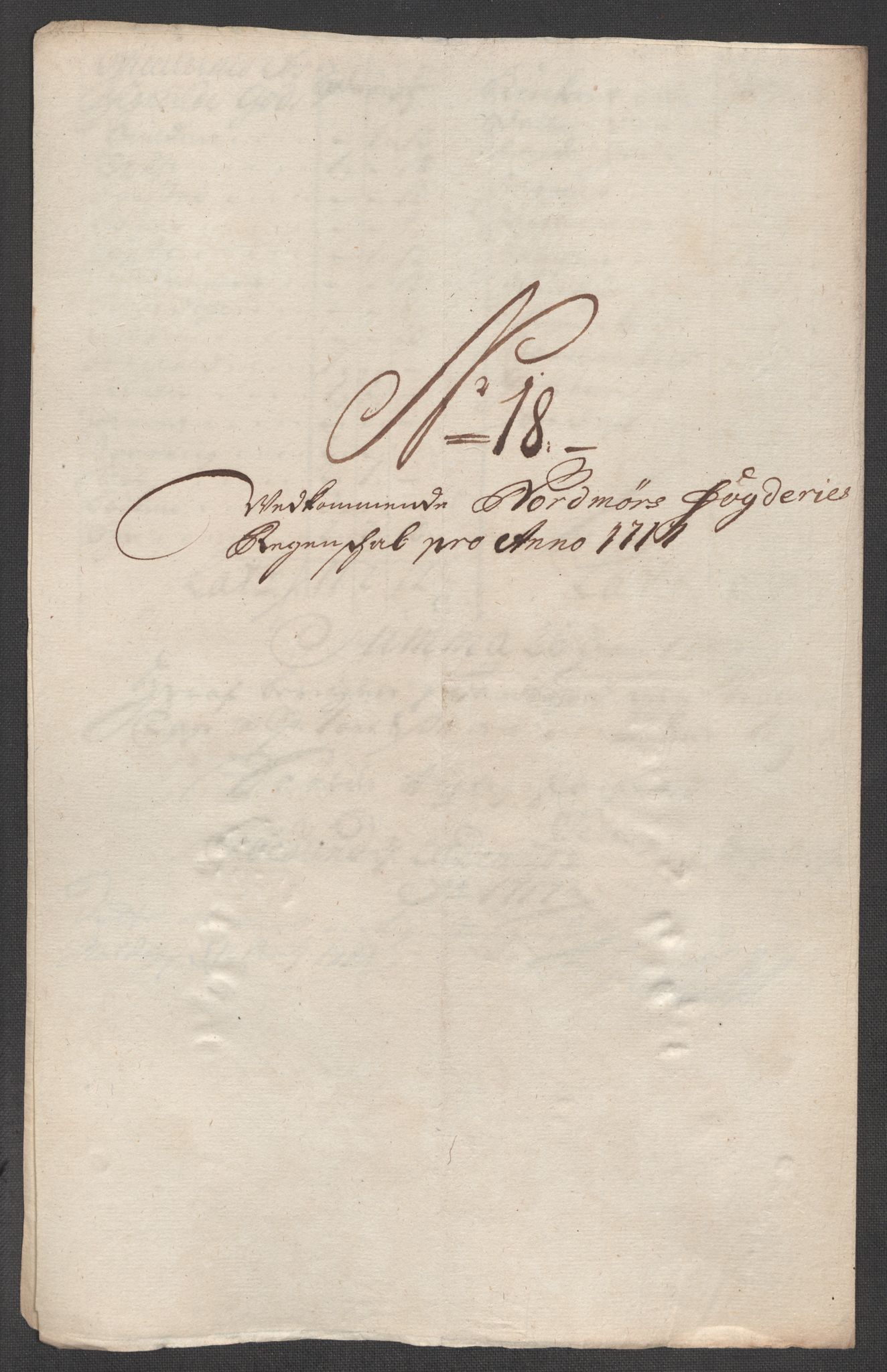 Rentekammeret inntil 1814, Reviderte regnskaper, Fogderegnskap, RA/EA-4092/R56/L3750: Fogderegnskap Nordmøre, 1717, p. 176