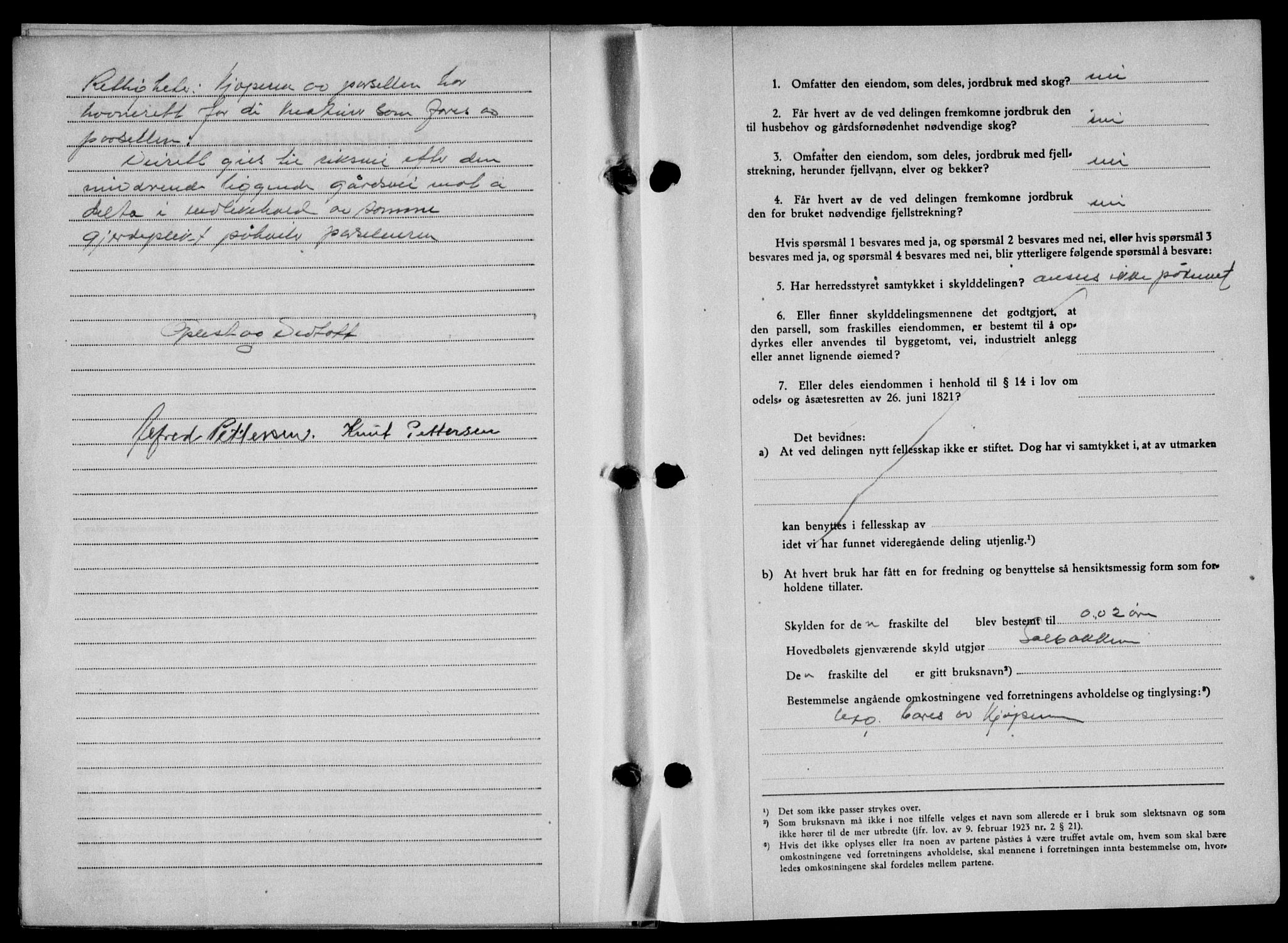 Lofoten sorenskriveri, SAT/A-0017/1/2/2C/L0014a: Mortgage book no. 14a, 1946-1946, Diary no: : 1604/1946