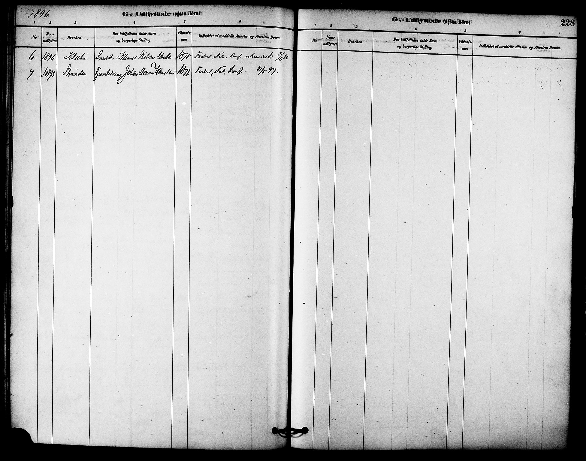 Ministerialprotokoller, klokkerbøker og fødselsregistre - Sør-Trøndelag, AV/SAT-A-1456/612/L0378: Parish register (official) no. 612A10, 1878-1897, p. 228