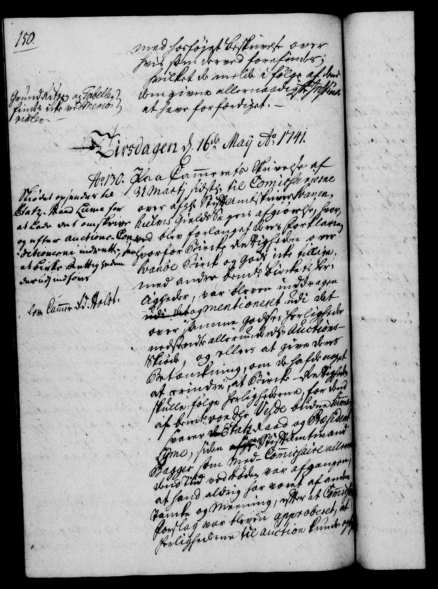 Rentekammeret, Kammerkanselliet, RA/EA-3111/G/Gh/Gha/L0023: Norsk ekstraktmemorialprotokoll (merket RK 53.68), 1741-1742, p. 150