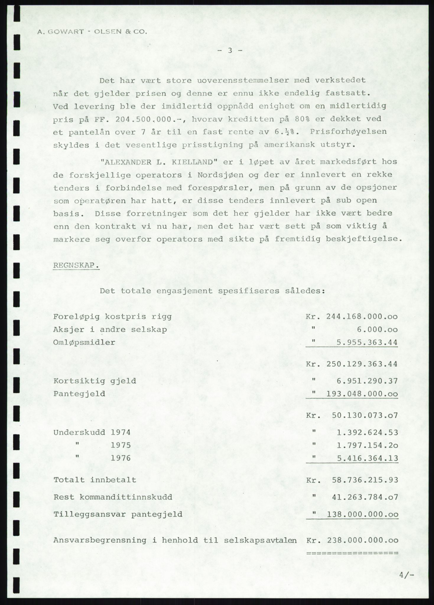 Pa 1503 - Stavanger Drilling AS, AV/SAST-A-101906/A/Ac/L0001: Årsberetninger, 1974-1978, p. 215