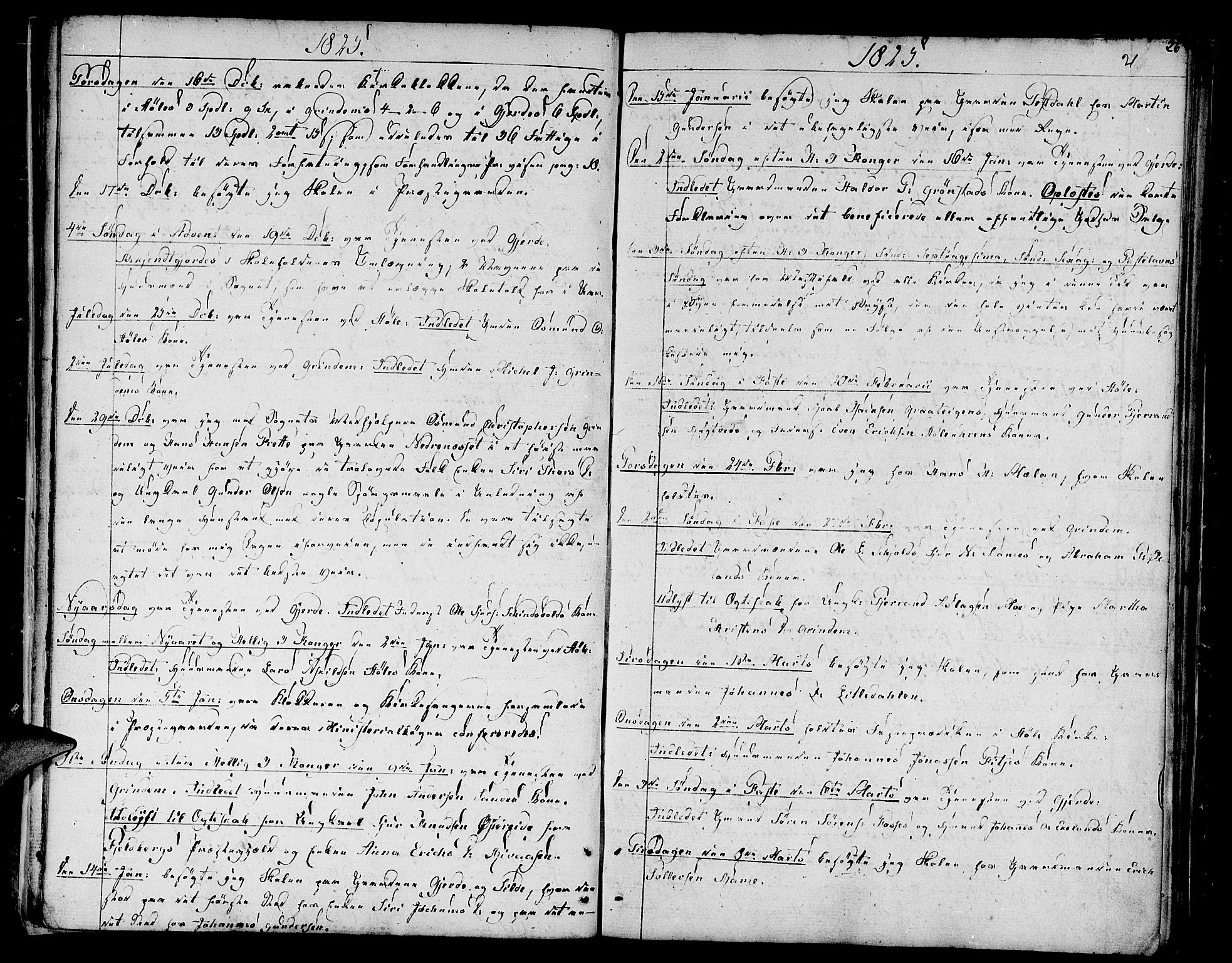 Etne sokneprestembete, AV/SAB-A-75001/H/Haa: Parish register (official) no. A 5, 1808-1817, p. 21