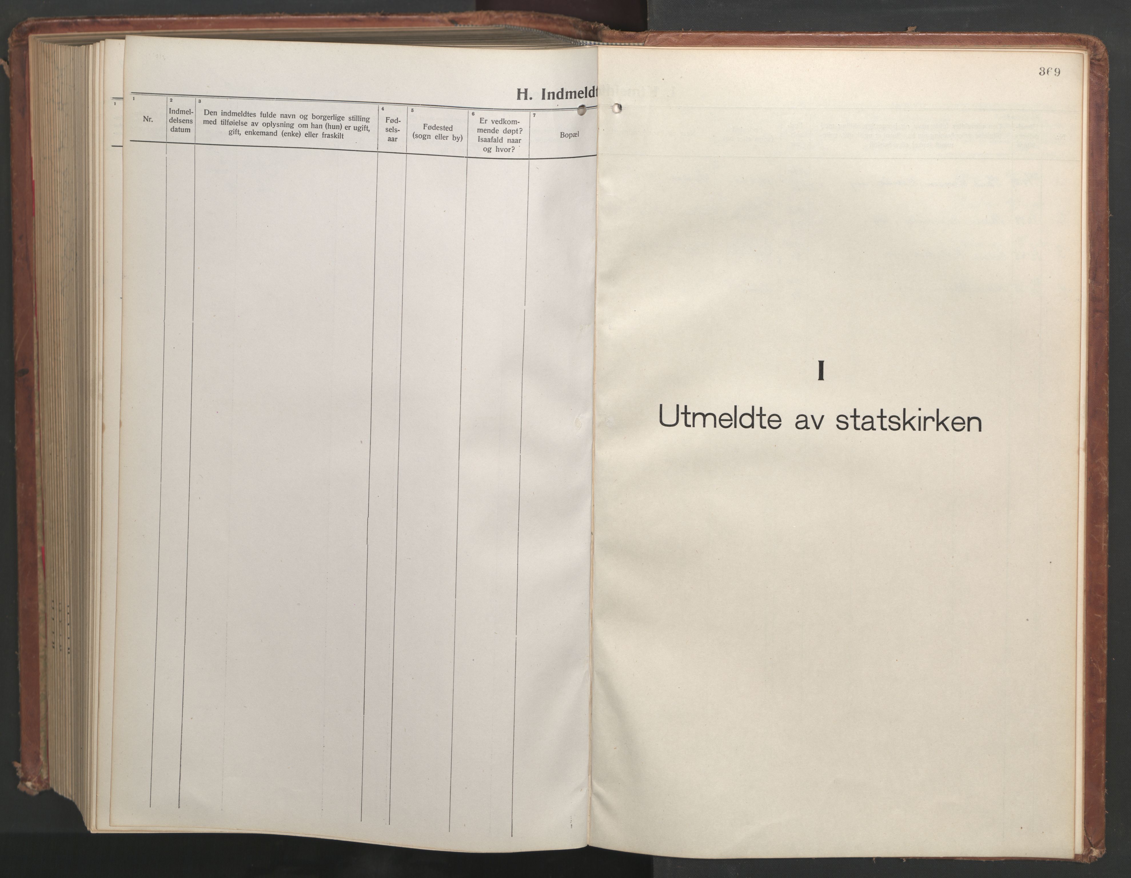 Ministerialprotokoller, klokkerbøker og fødselsregistre - Møre og Romsdal, SAT/A-1454/551/L0633: Parish register (copy) no. 551C05, 1921-1961, p. 369
