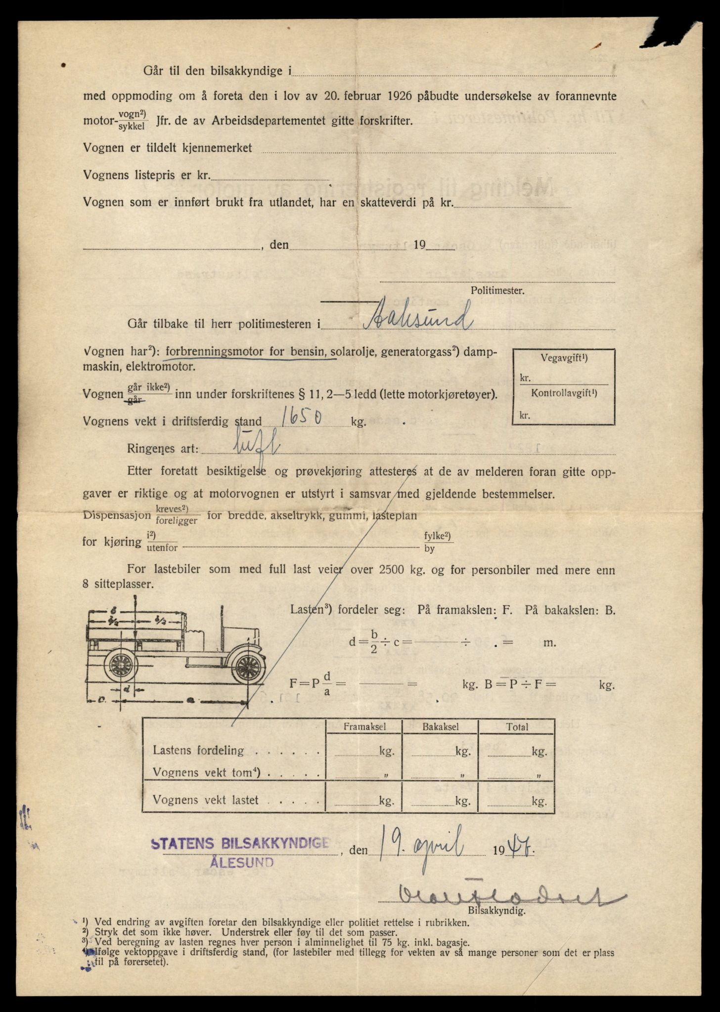 Møre og Romsdal vegkontor - Ålesund trafikkstasjon, AV/SAT-A-4099/F/Fe/L0046: Registreringskort for kjøretøy T 14445 - T 14579, 1927-1998