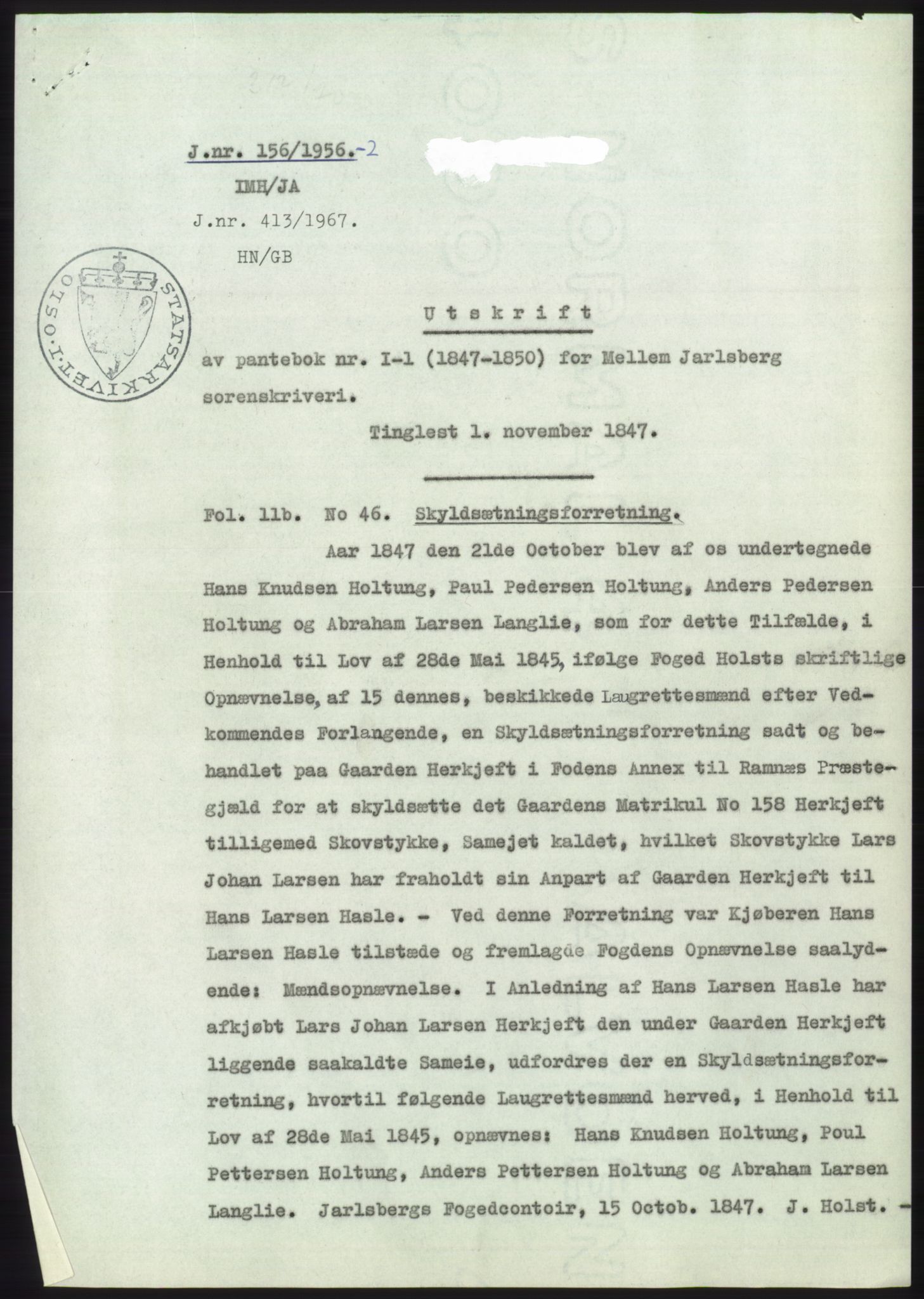 Statsarkivet i Kongsberg, SAKO/A-0001, 1955-1956, p. 222