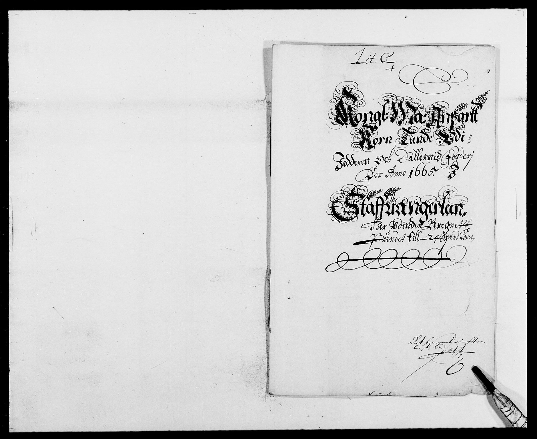 Rentekammeret inntil 1814, Reviderte regnskaper, Fogderegnskap, RA/EA-4092/R46/L2709: Fogderegnskap Jæren og Dalane, 1665-1667, p. 48