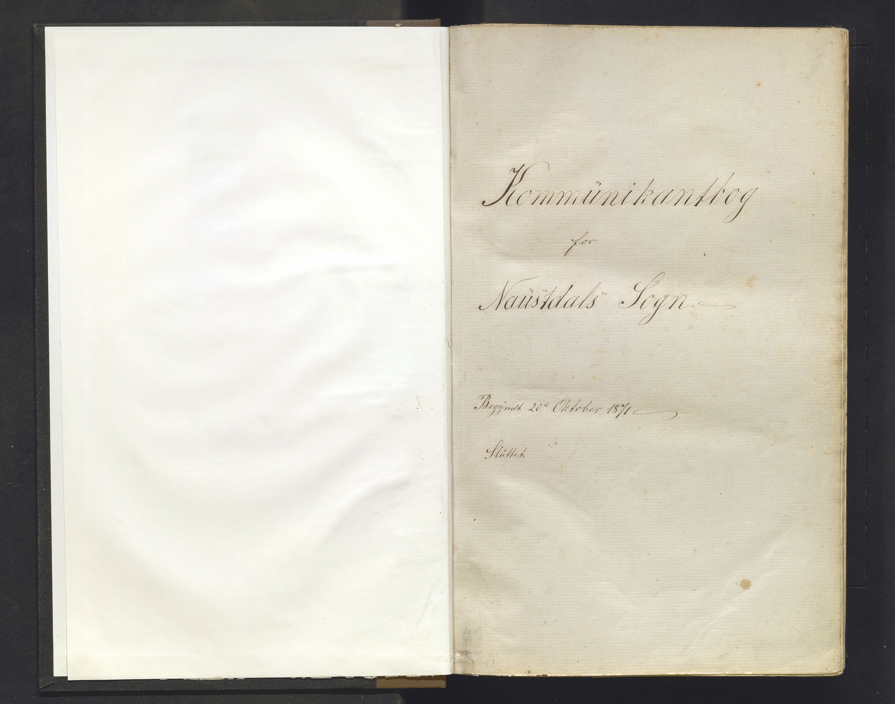 Førde sokneprestembete, AV/SAB-A-79901/H/Hb/L0009: Communicants register no. 9, 1871-1915