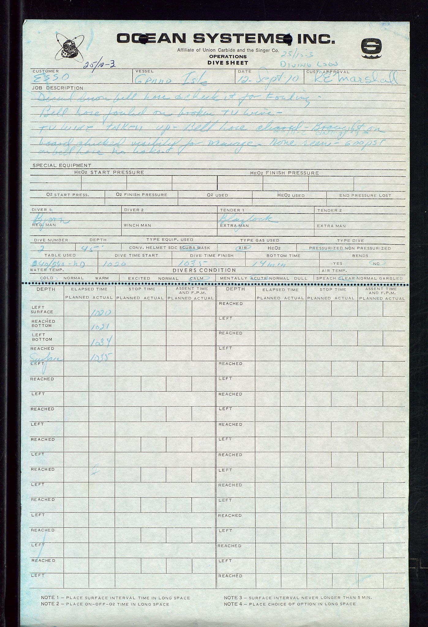 Pa 1512 - Esso Exploration and Production Norway Inc., AV/SAST-A-101917/E/Ea/L0013: Well 25/10-3 og Well 8/3-1, 1966-1975, p. 548