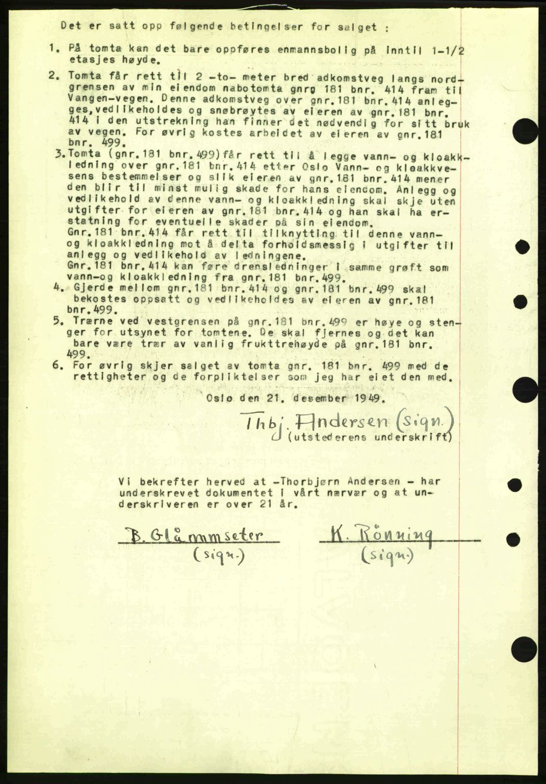 Oslo byskriverembete, AV/SAO-A-10227/G/Gb/Gbd/Gbda/L0017: Mortgage book no. A215, 1949-1950, Diary no: : 140/1950