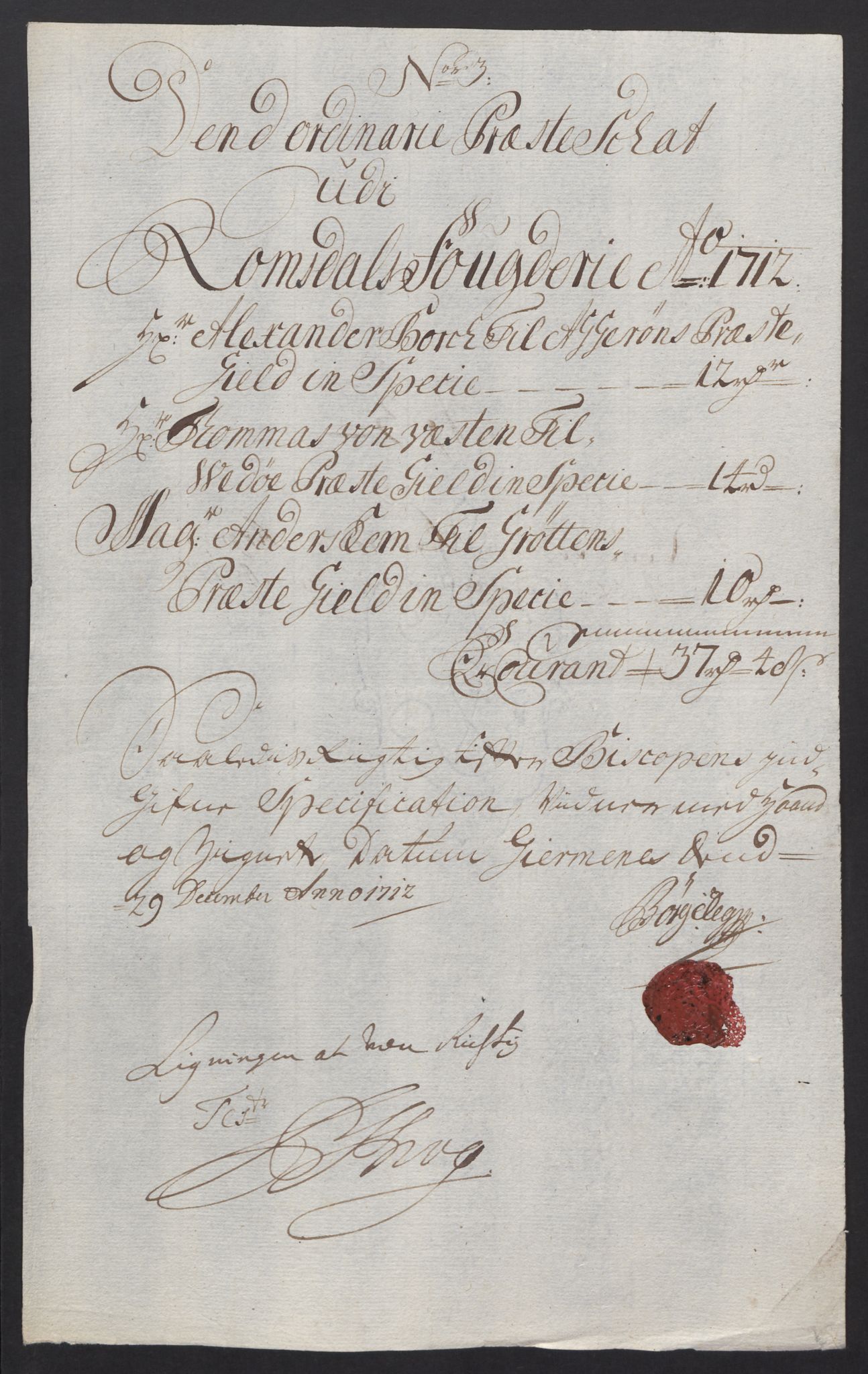 Rentekammeret inntil 1814, Reviderte regnskaper, Fogderegnskap, RA/EA-4092/R55/L3661: Fogderegnskap Romsdal, 1712, p. 80