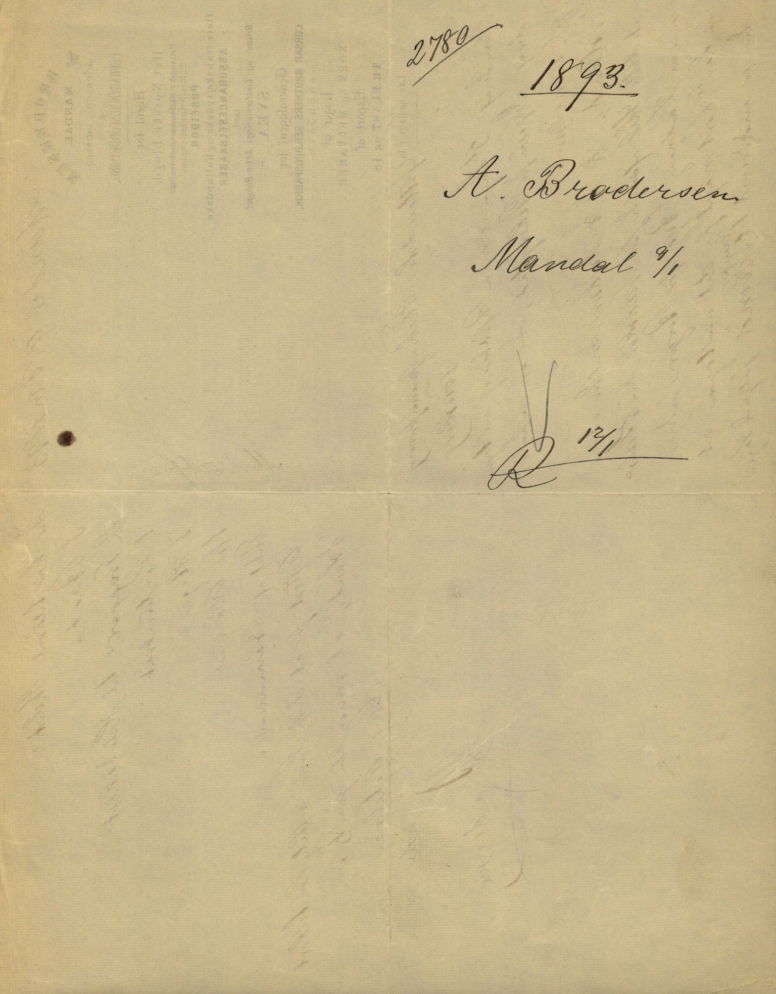 Pa 63 - Østlandske skibsassuranceforening, VEMU/A-1079/G/Ga/L0030/0001: Havaridokumenter / Leif, Korsvei, Margret, Mangerton, Mathilde, Island, Andover, 1893, p. 209