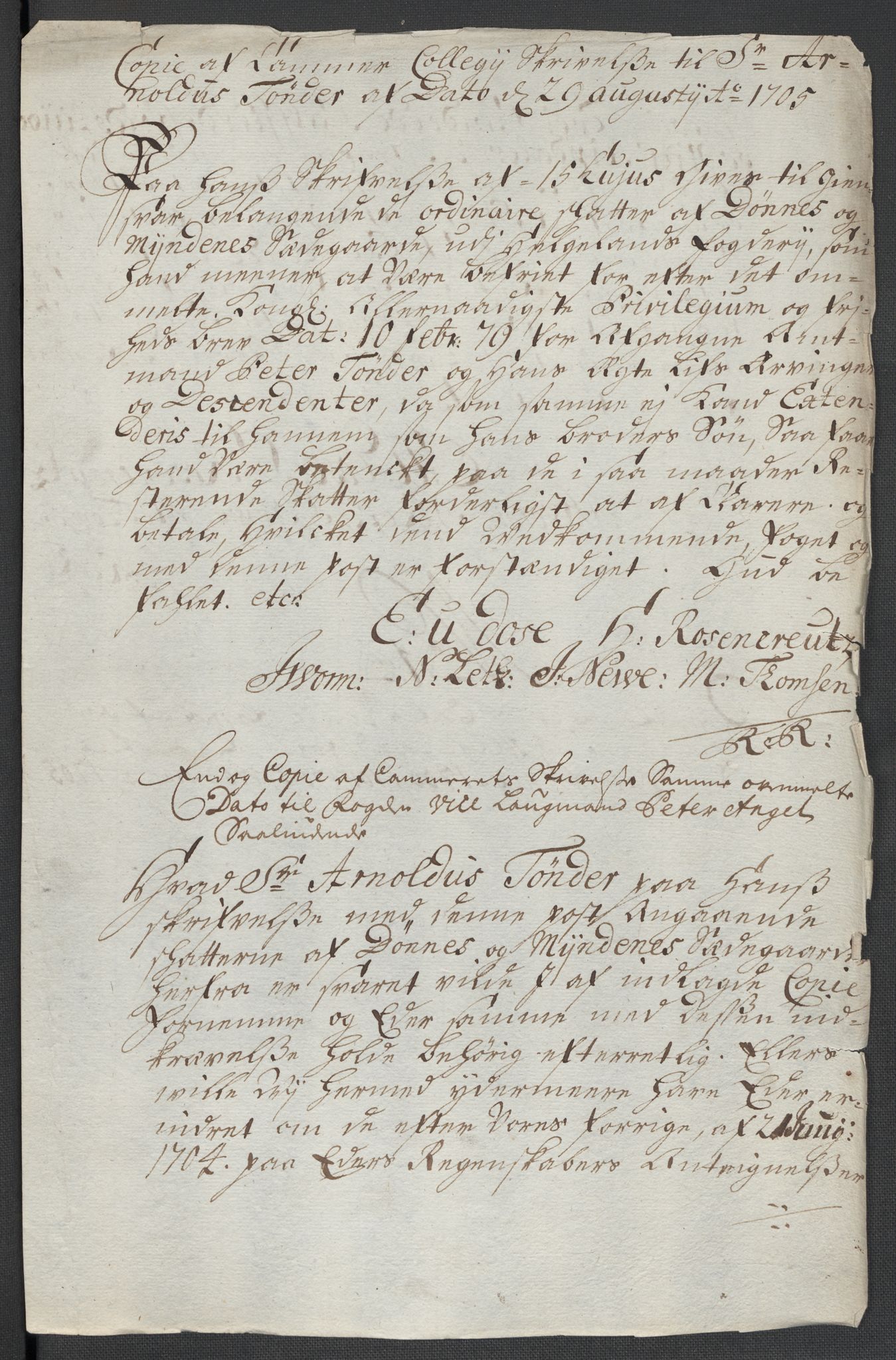 Rentekammeret inntil 1814, Reviderte regnskaper, Fogderegnskap, AV/RA-EA-4092/R65/L4508: Fogderegnskap Helgeland, 1702-1705, p. 544