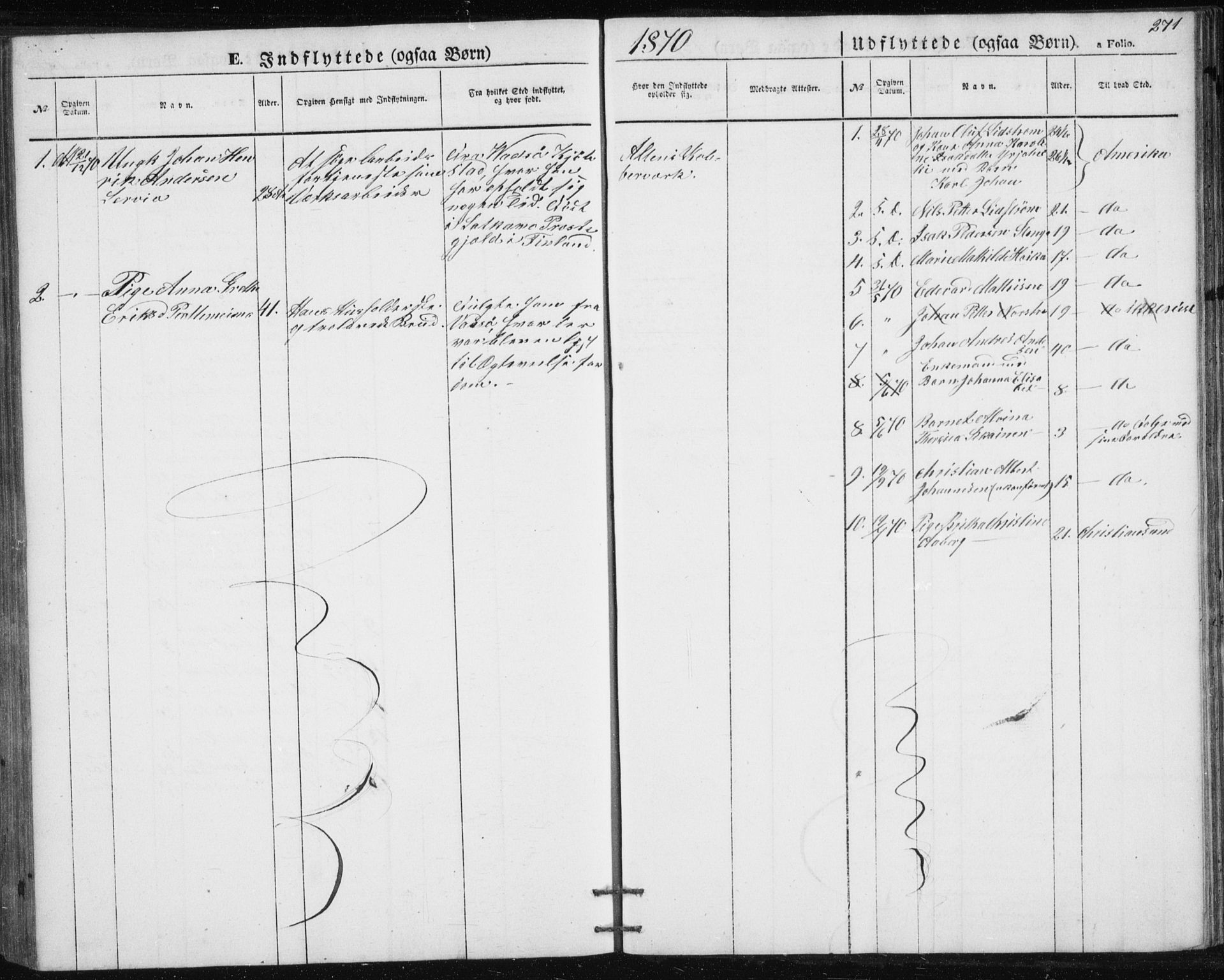 Alta sokneprestkontor, SATØ/S-1338/H/Hb/L0002.klokk: Parish register (copy) no. 2, 1856-1880, p. 271