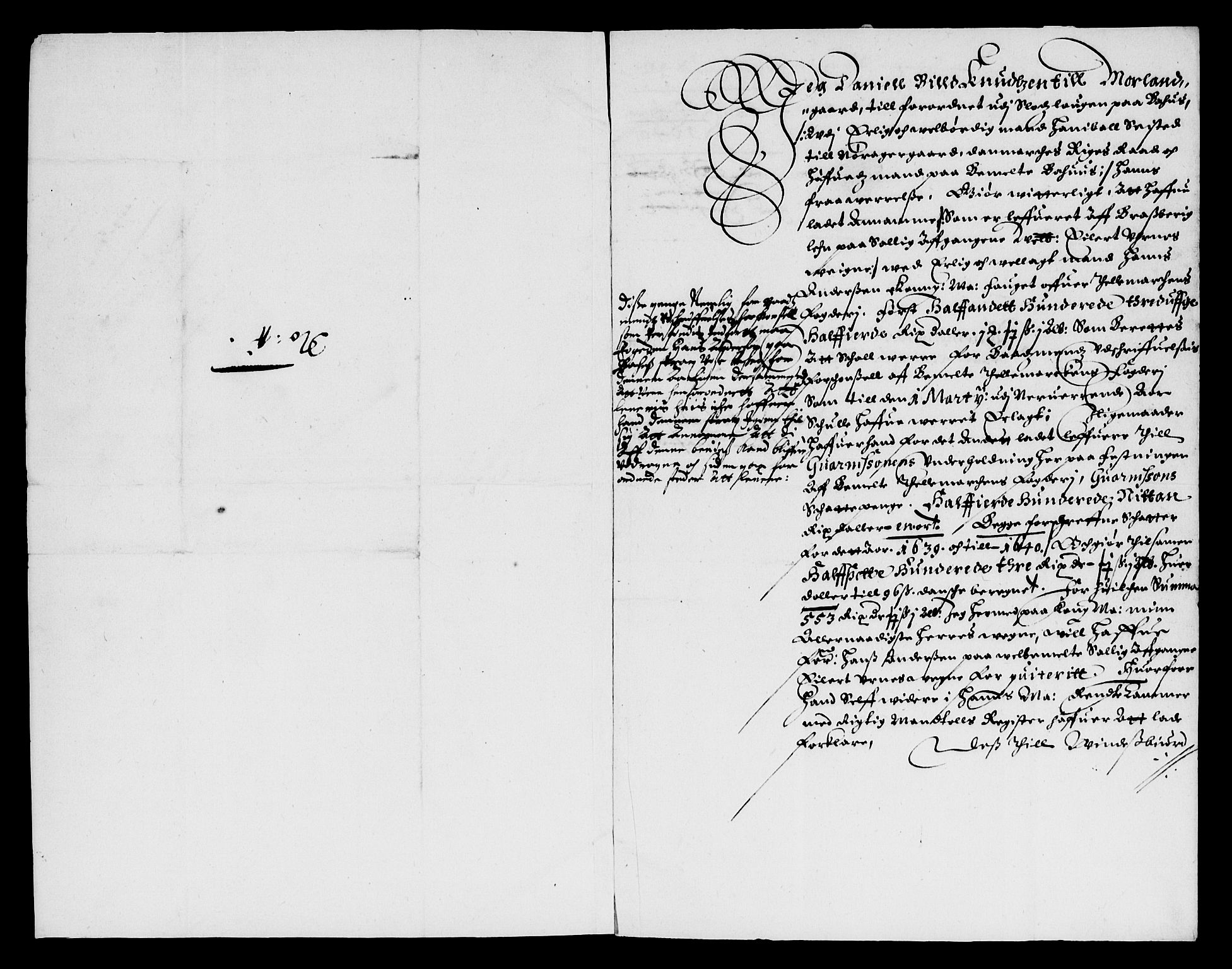 Rentekammeret inntil 1814, Reviderte regnskaper, Lensregnskaper, AV/RA-EA-5023/R/Rb/Rbp/L0023: Bratsberg len, 1639-1640