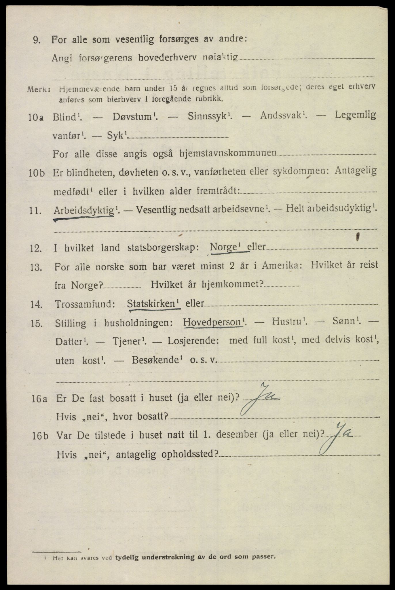 SAK, 1920 census for Sør-Audnedal, 1920, p. 5572